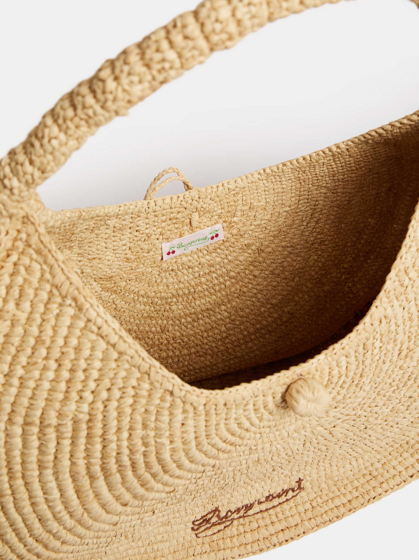 Handmade raffia Louisa bag