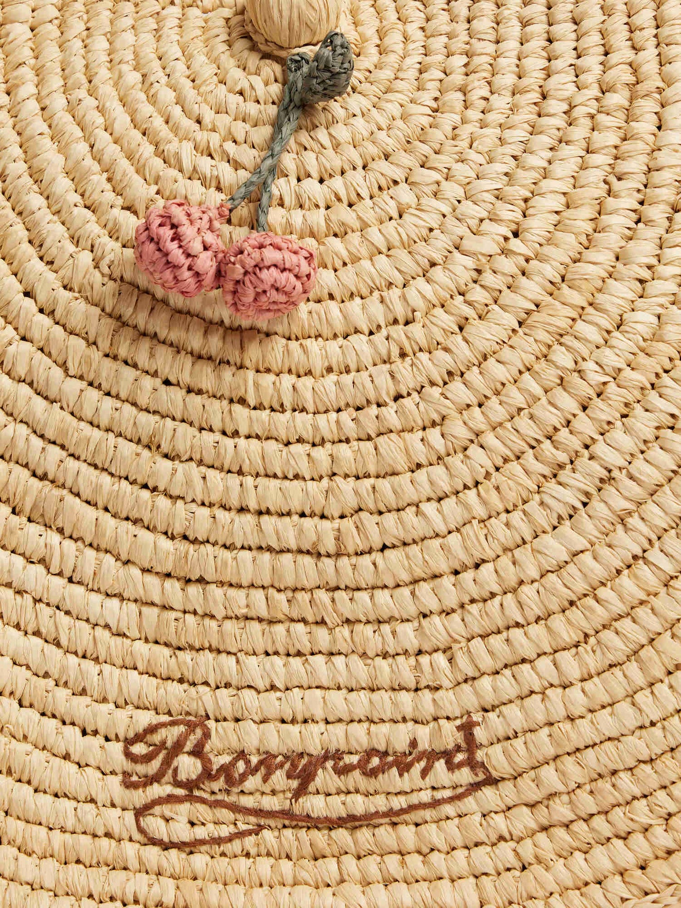 Handmade raffia Louisa bag