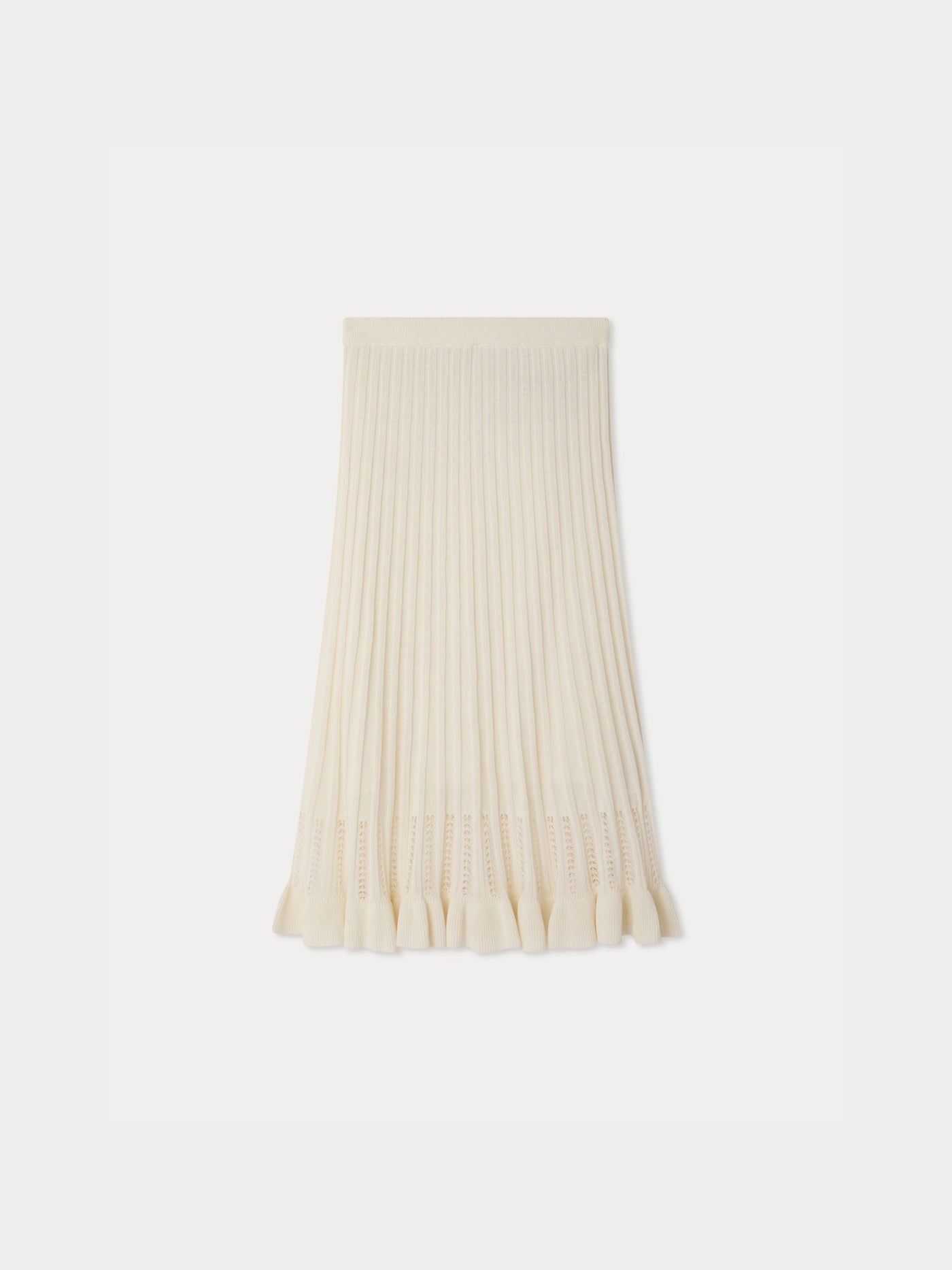Jylsa pleated knit skirt