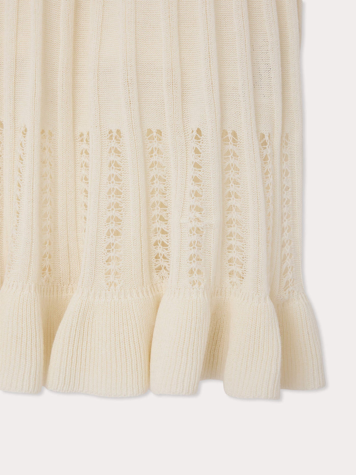 Jylsa pleated knit skirt