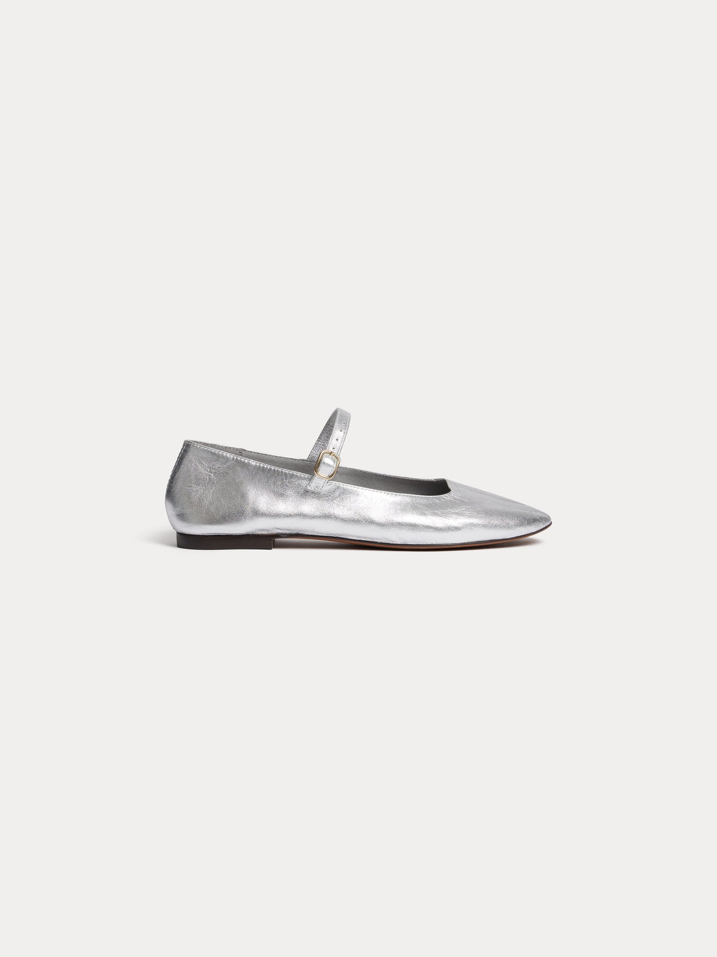 Lesley silver ballerinas flats