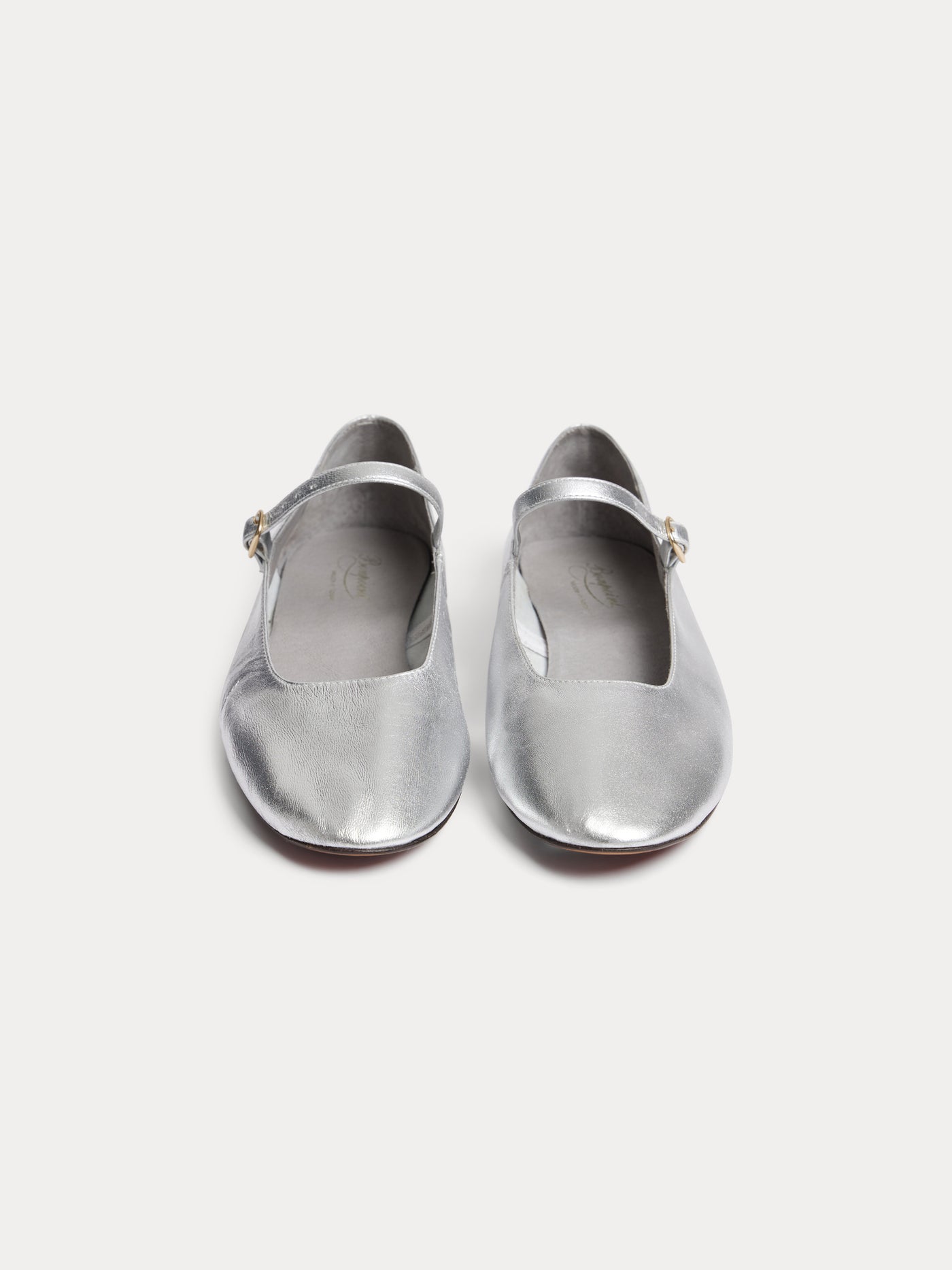 Lesley silver ballerinas flats