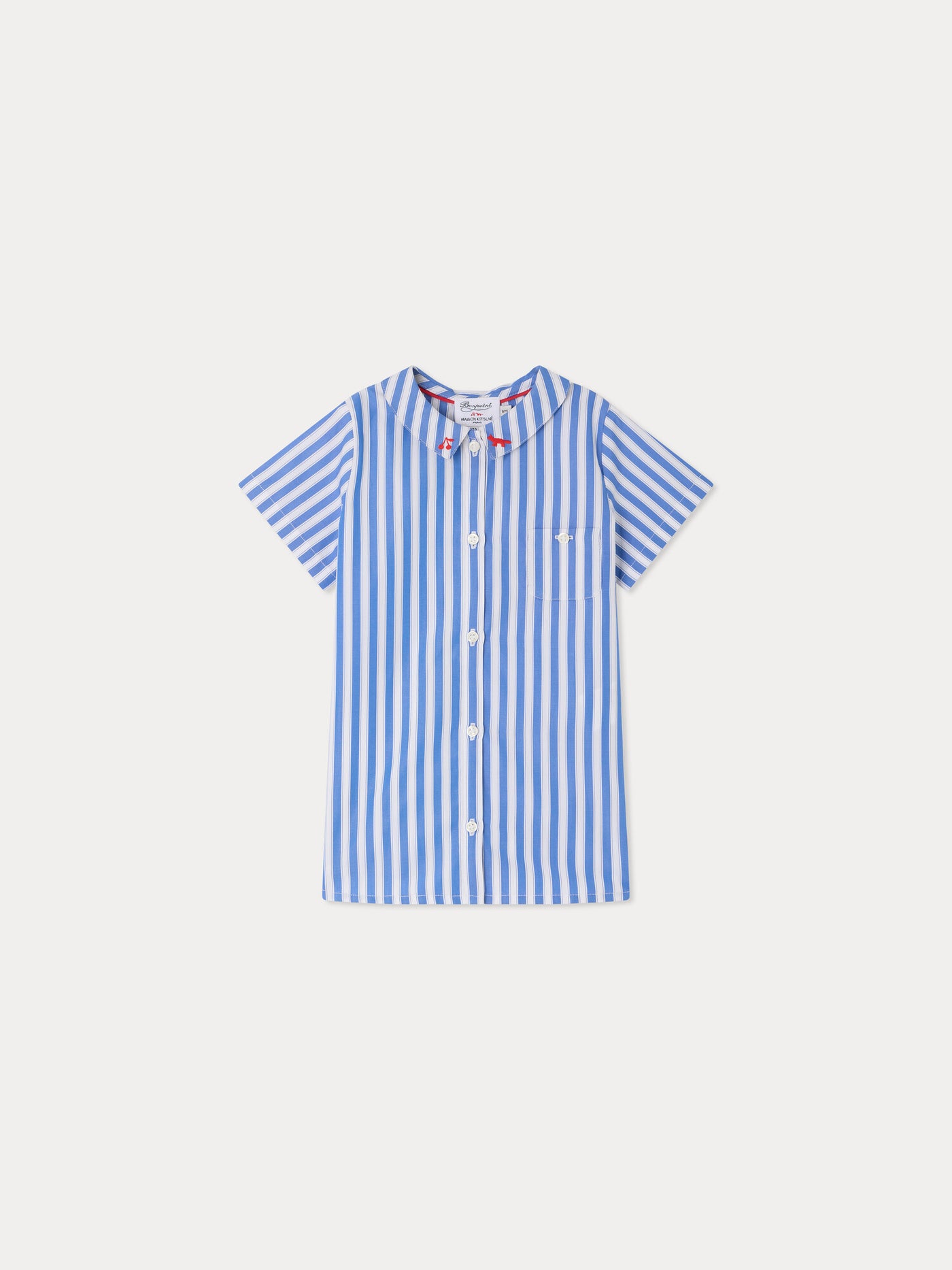 Bonpoint x Maison Kitsuné Lydiah dress in organic cotton