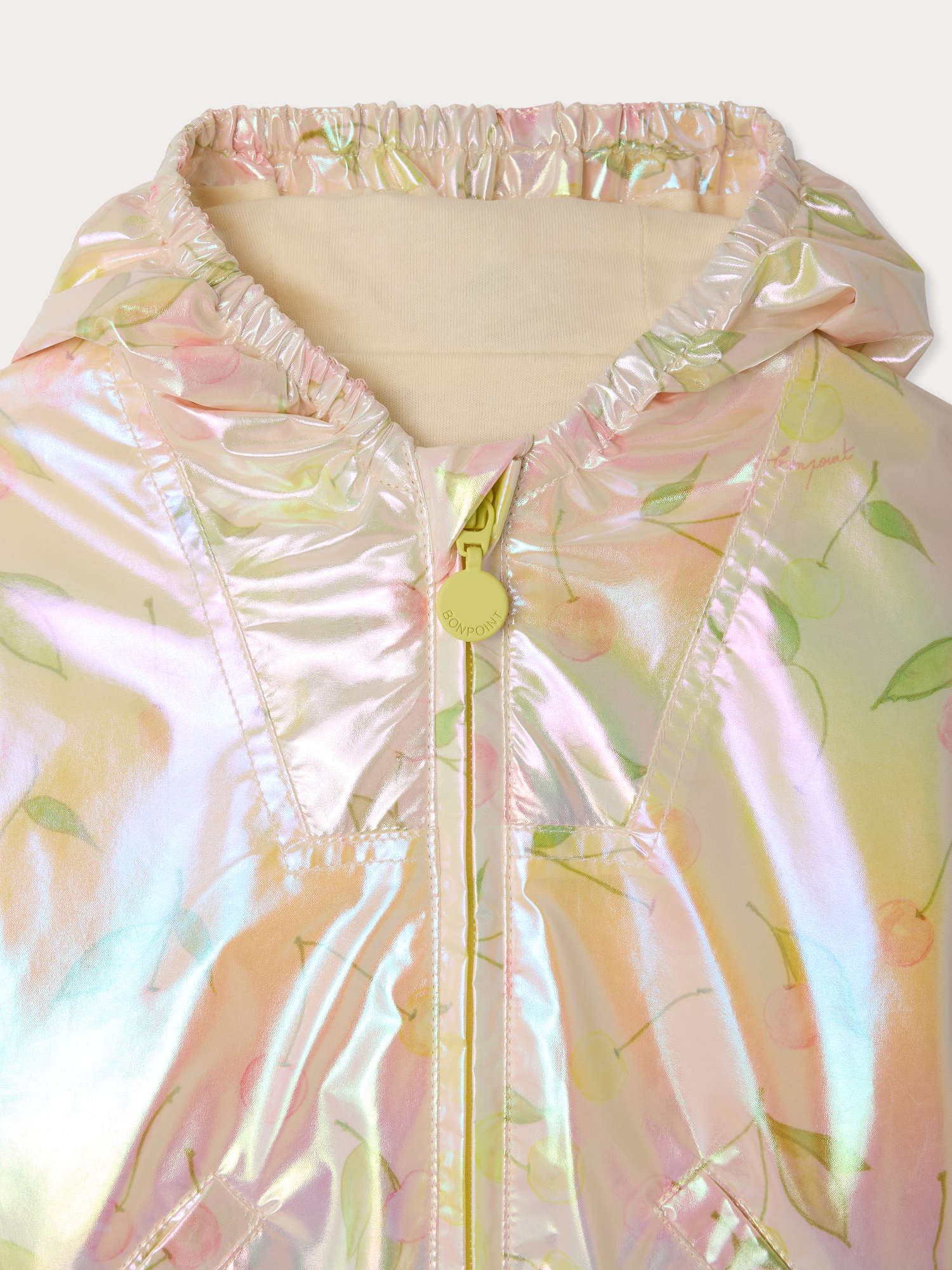 Bonpoint フルーツ柄 ジャケット 12A Alana water-repellent jacket • Bonpoint