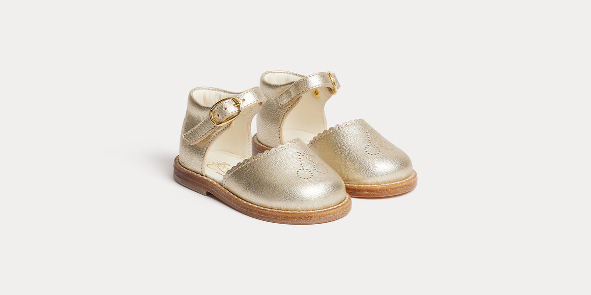 Luna first-steps leather sandals • Bonpoint