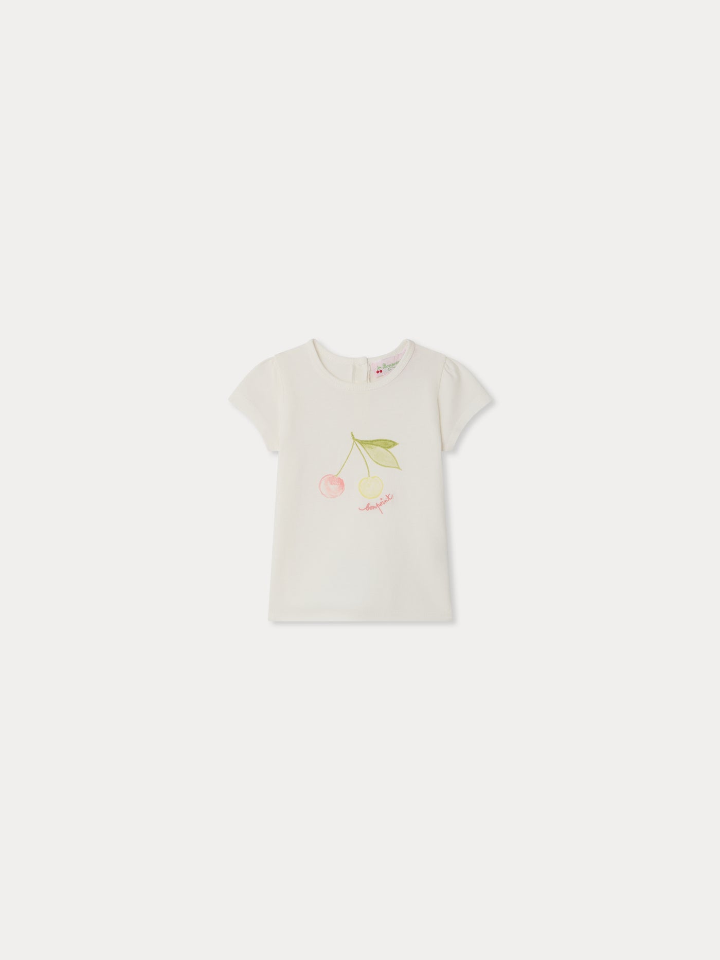 Cira printed and embroidered t-shirt in organic cotton
