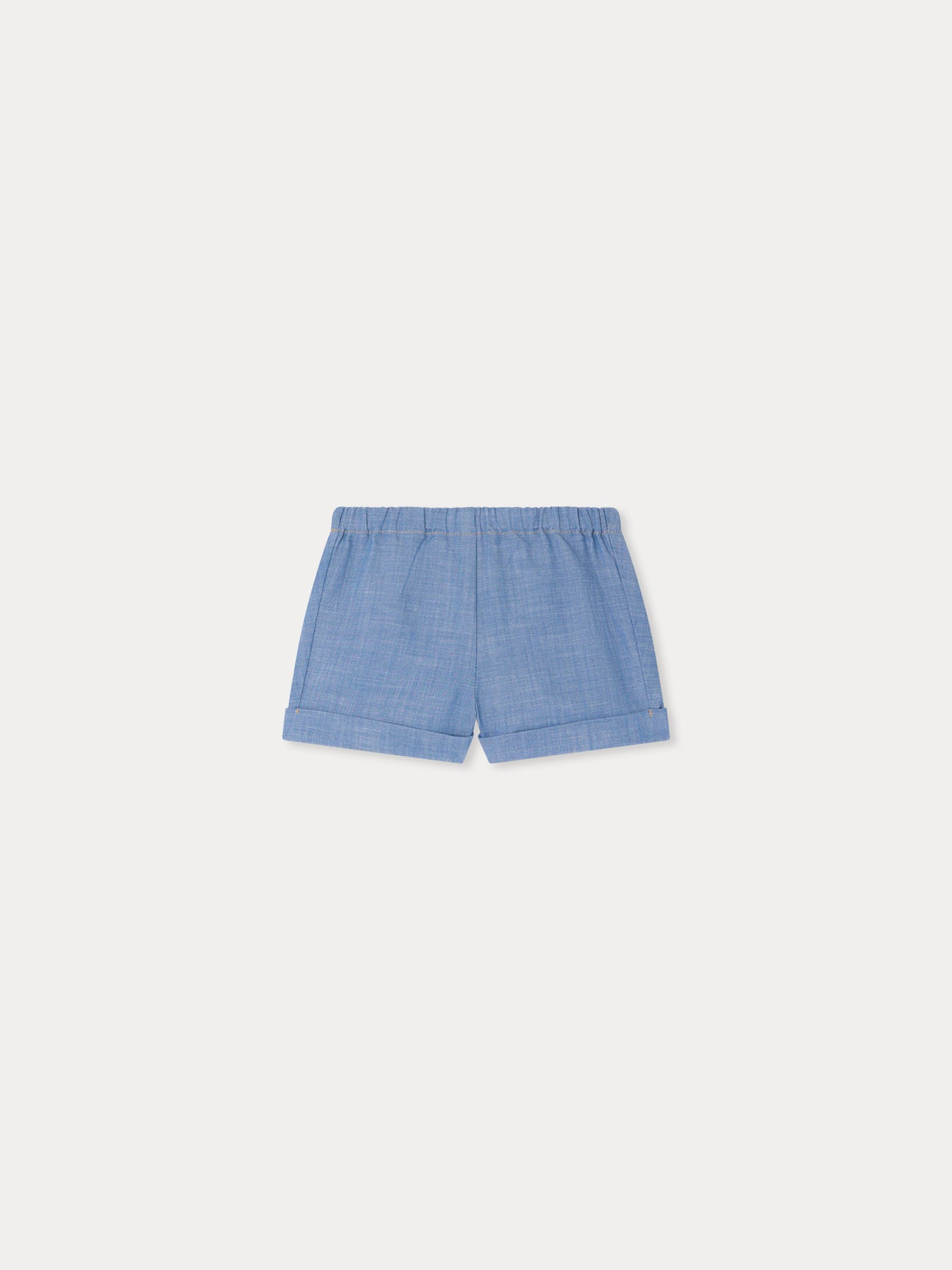 Ecady blue shorts in organic cotton