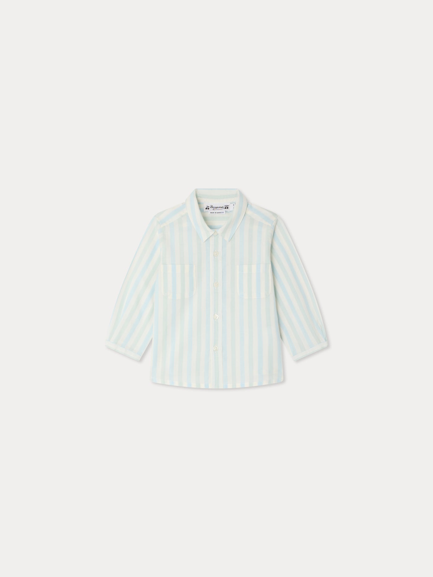 Lawson striped shirt in organic cotton poplin