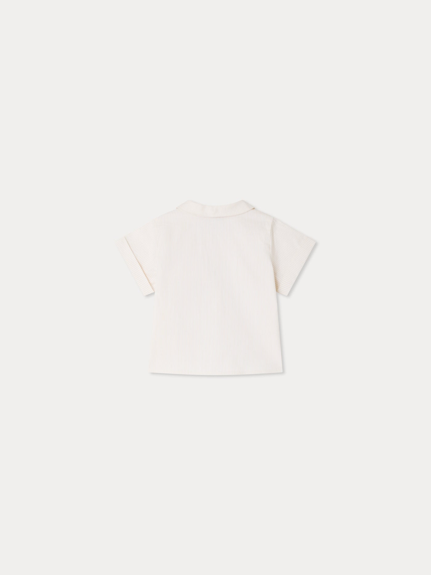 Nicolas shirt in organic seersucker cotton