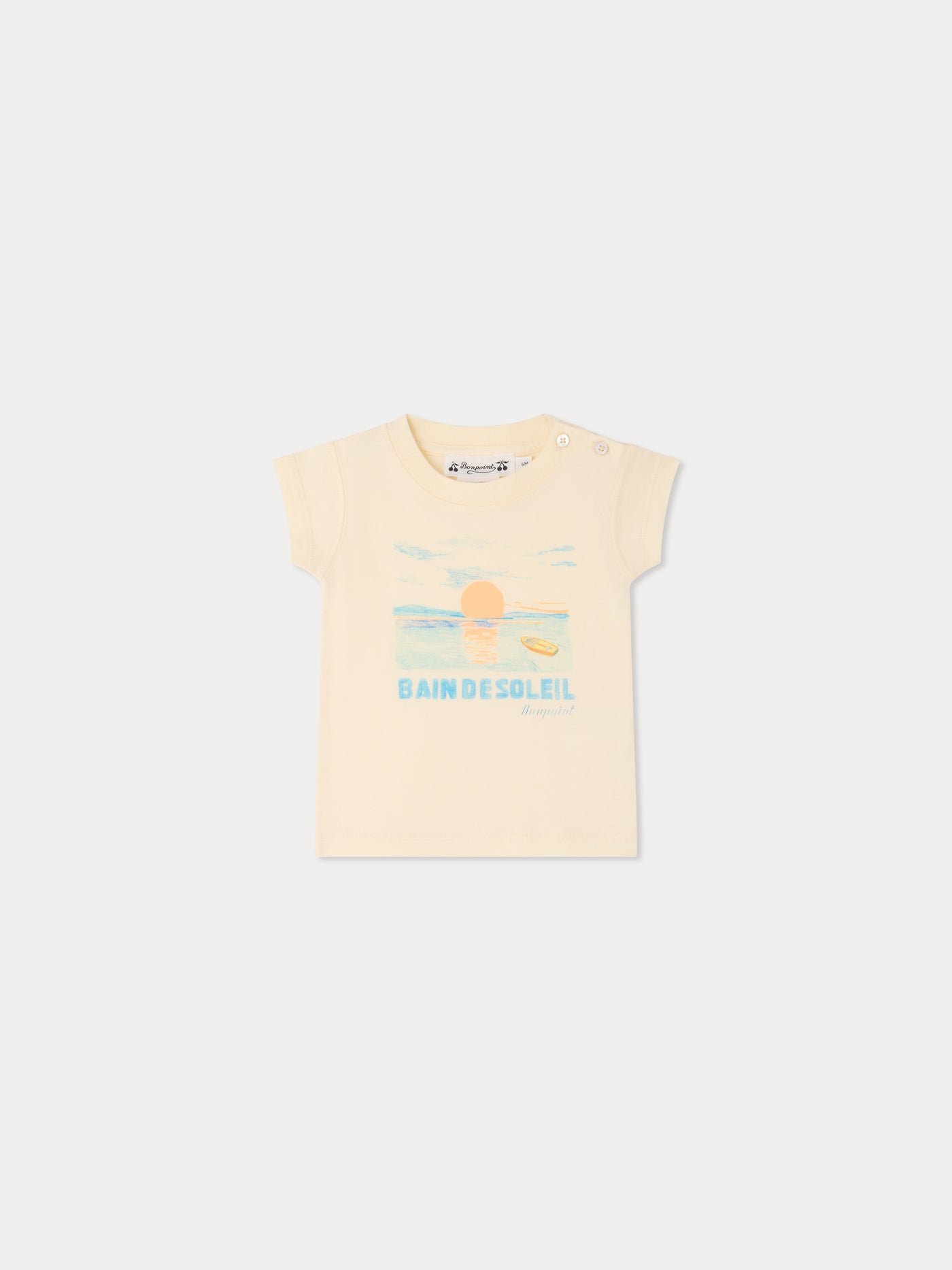 Tom T-shirt with sunbathing print in organic cotton