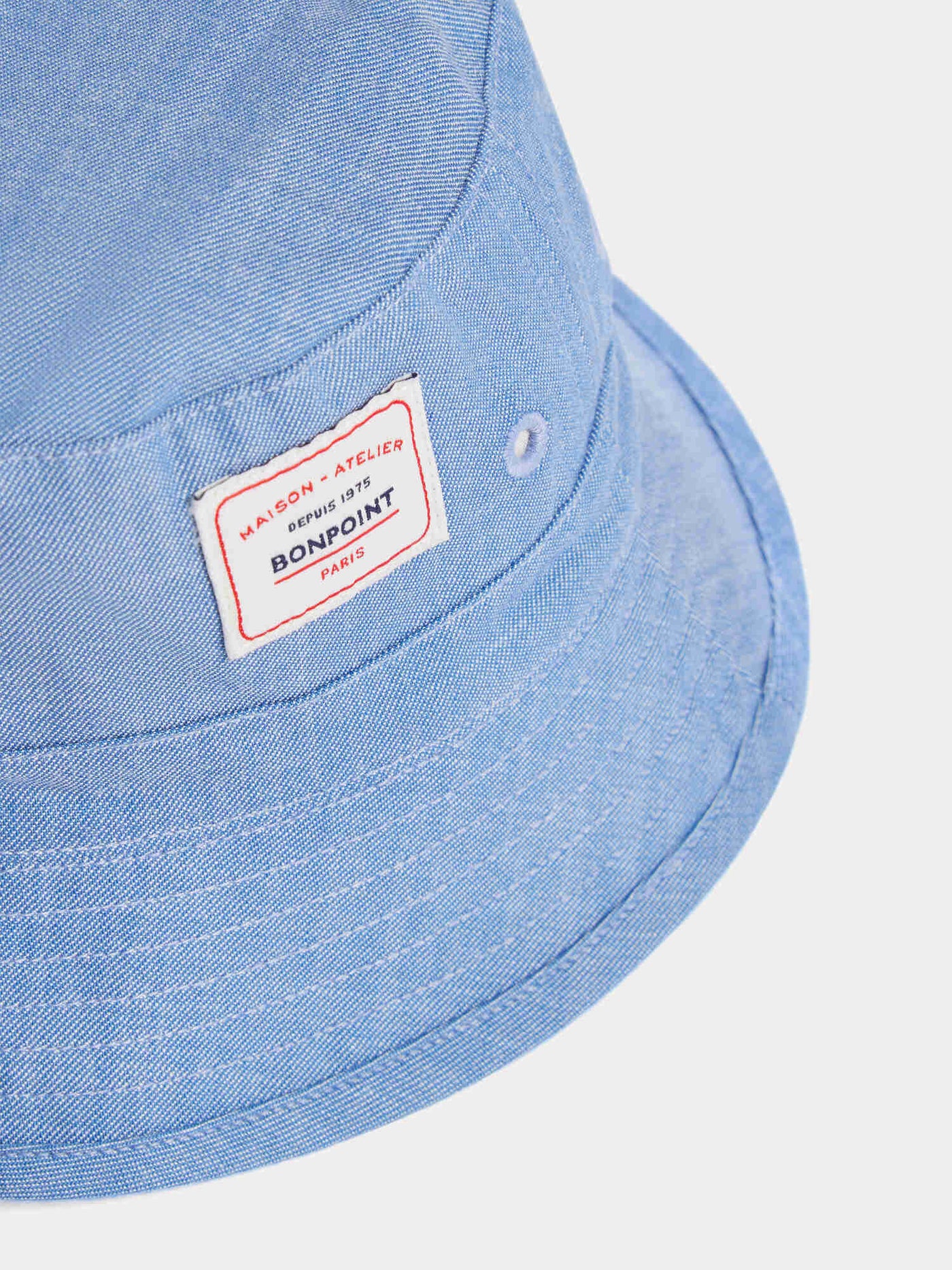 Blue organic cotton bob piob