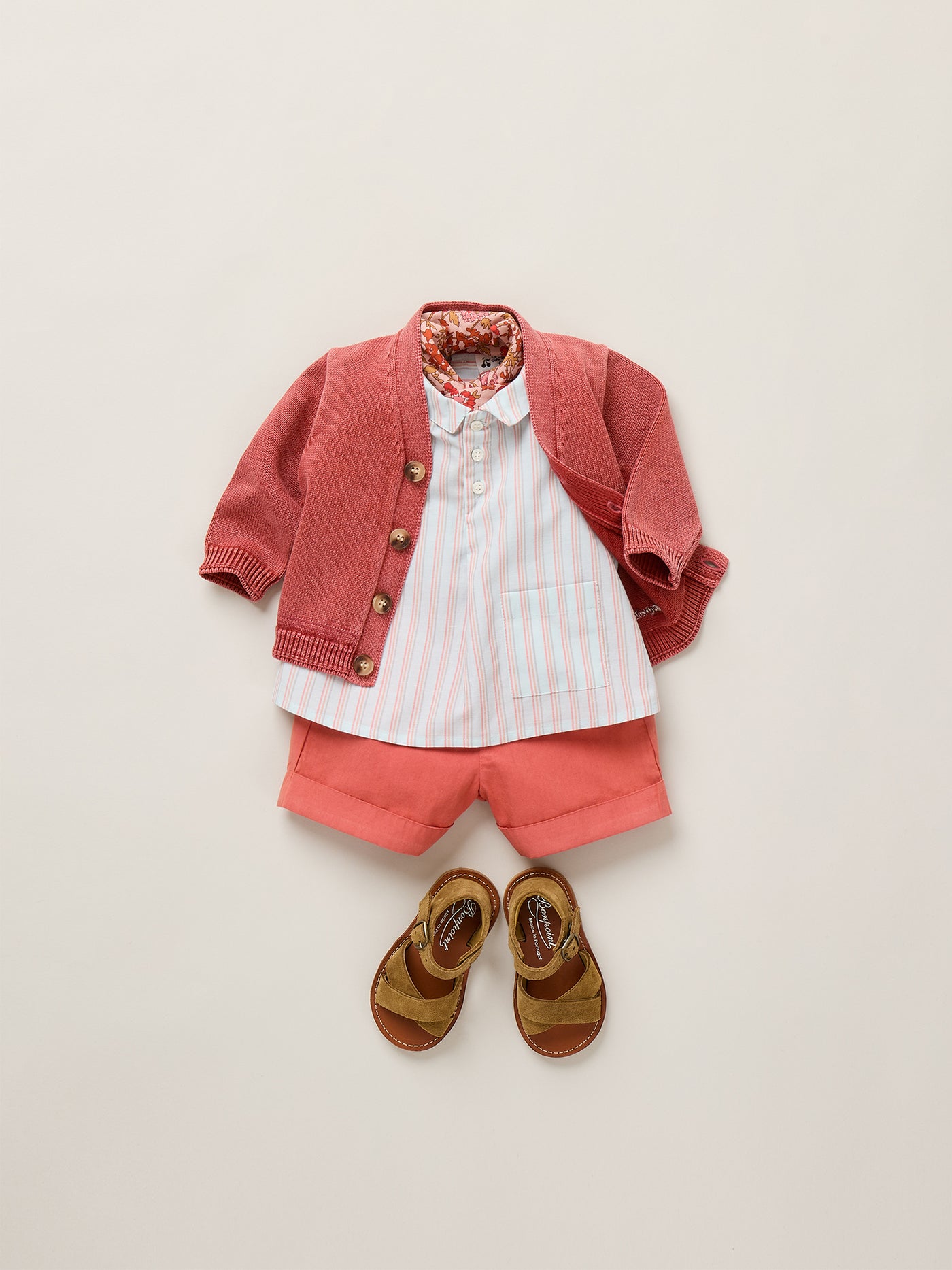 Ecady shorts in grenadine organic cotton