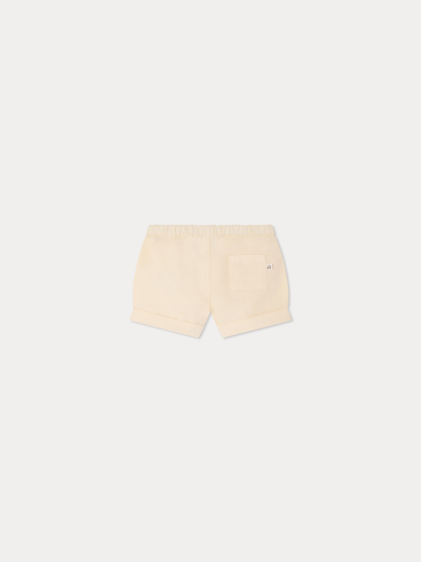 Ecady beige shorts made from organic cotton