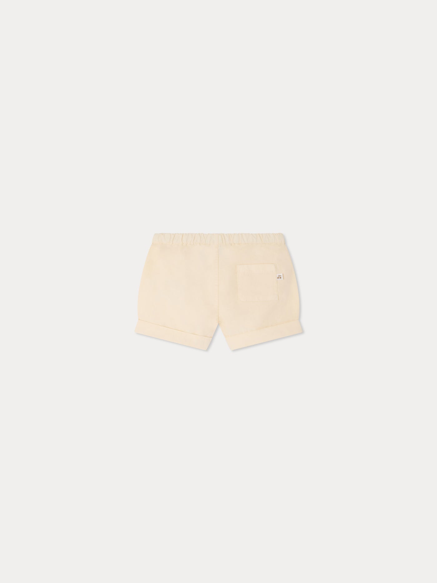 Ecady beige shorts made from organic cotton