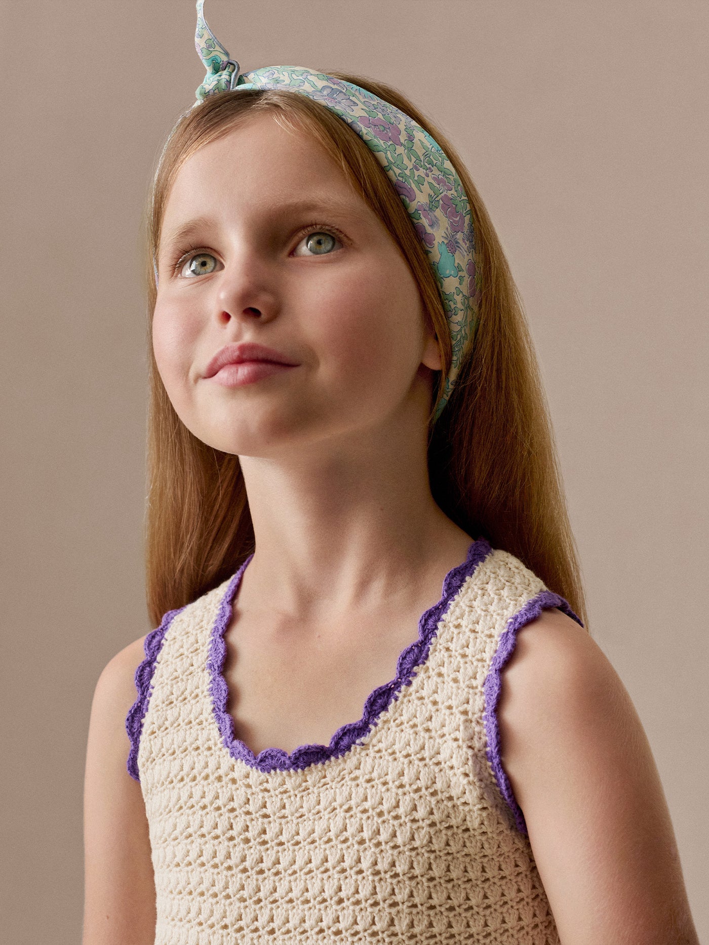 Cayati scarf in Liberty fabric in organic cotton