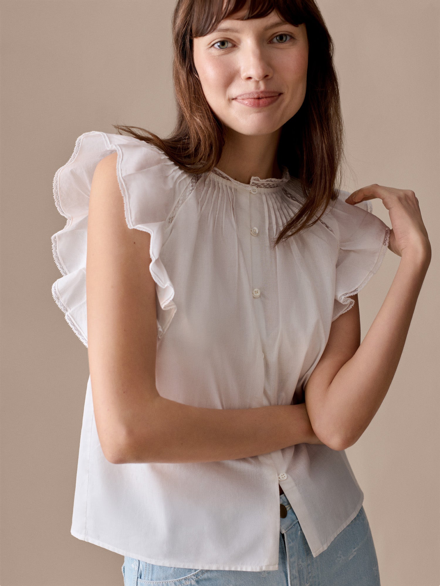 Bonpoint　刺繍長袖ブラウス Women - Tops • Bonpoint