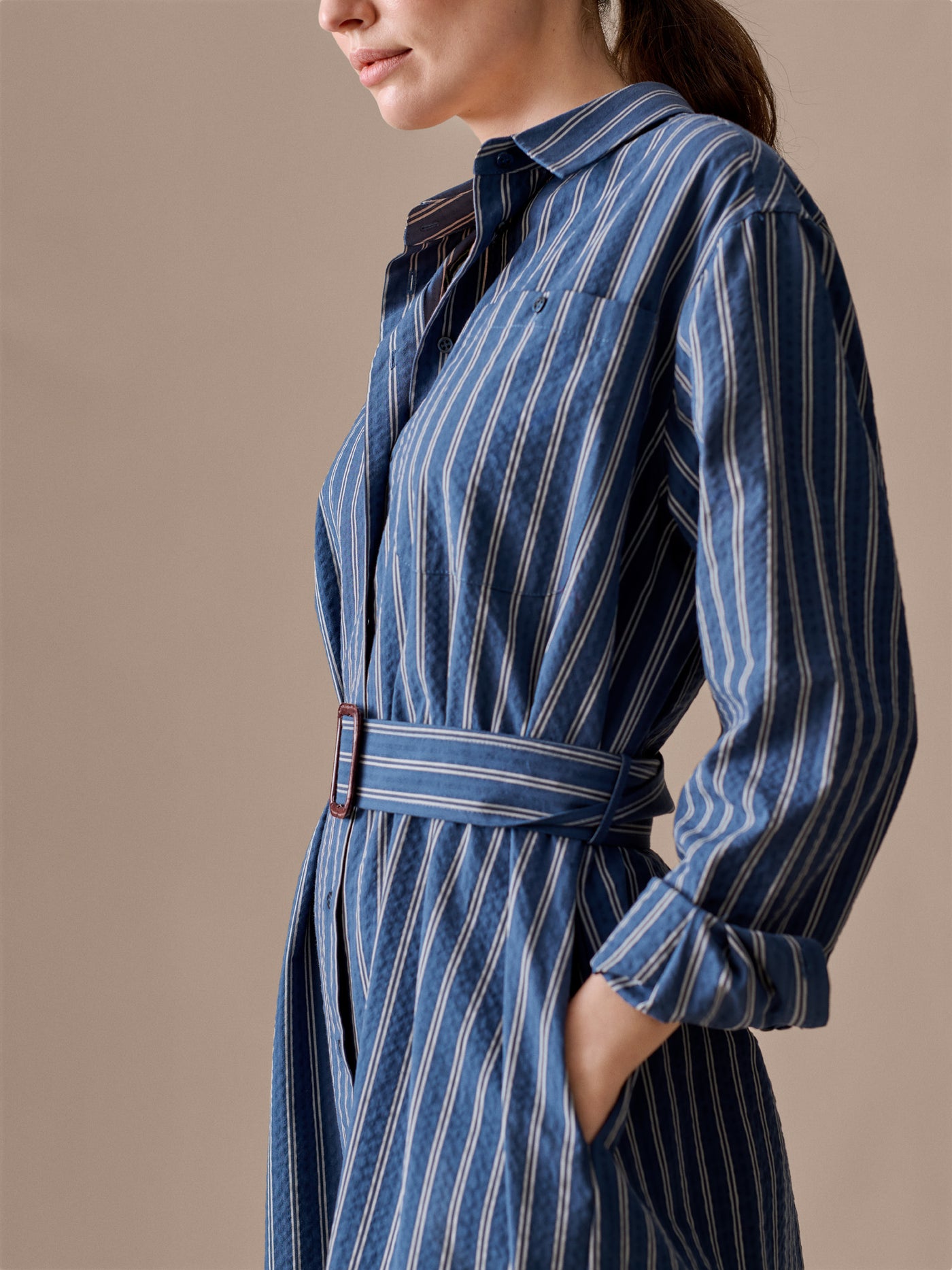 Lesley striped dress