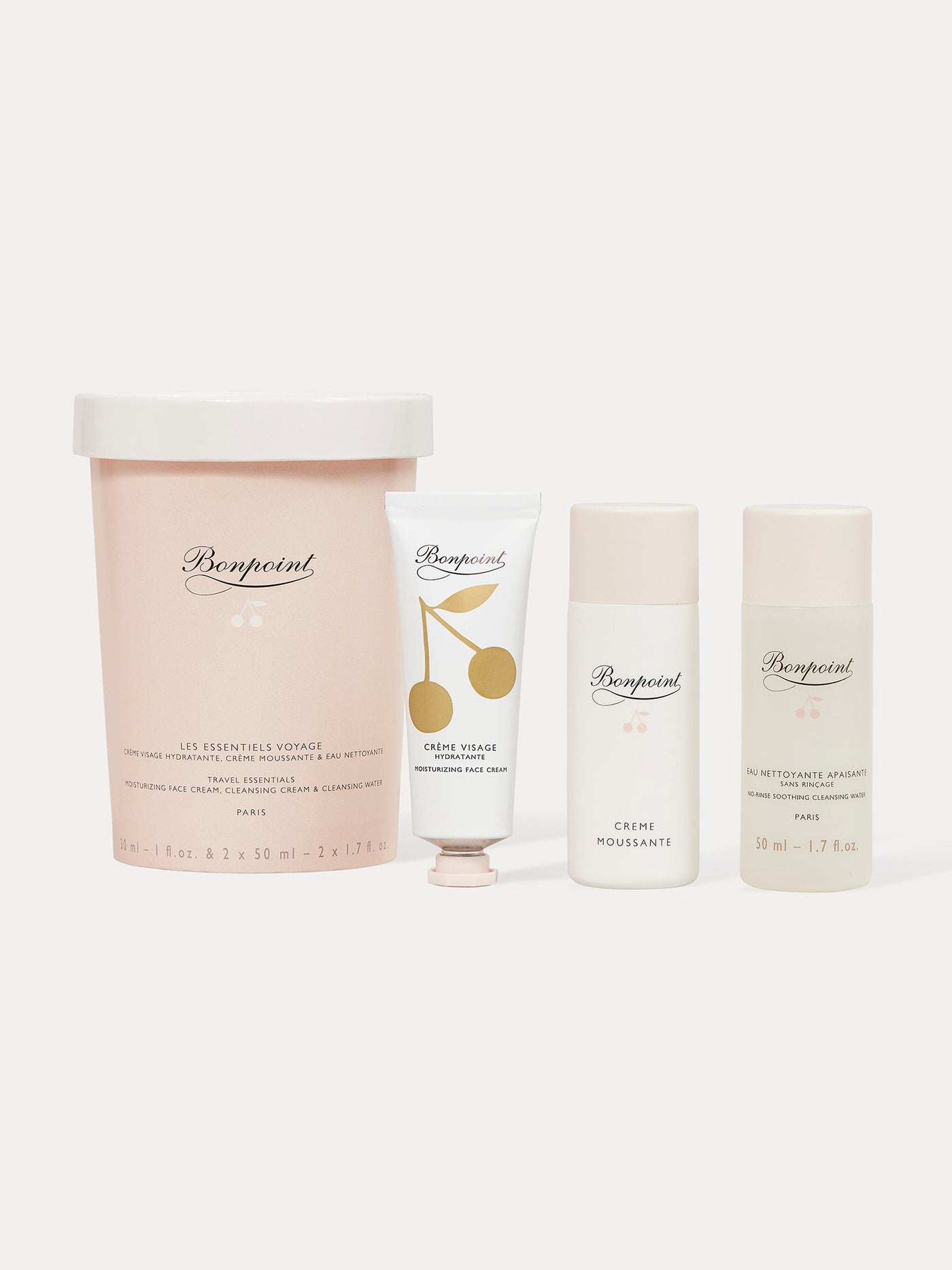 Travel essentials - Moisturizing face Cream, cleansing Cream & cleansing Water