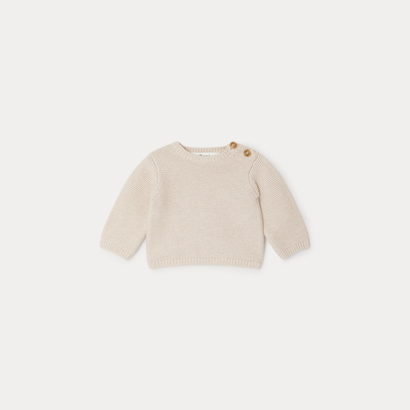 Bonpoint tan baby sweater