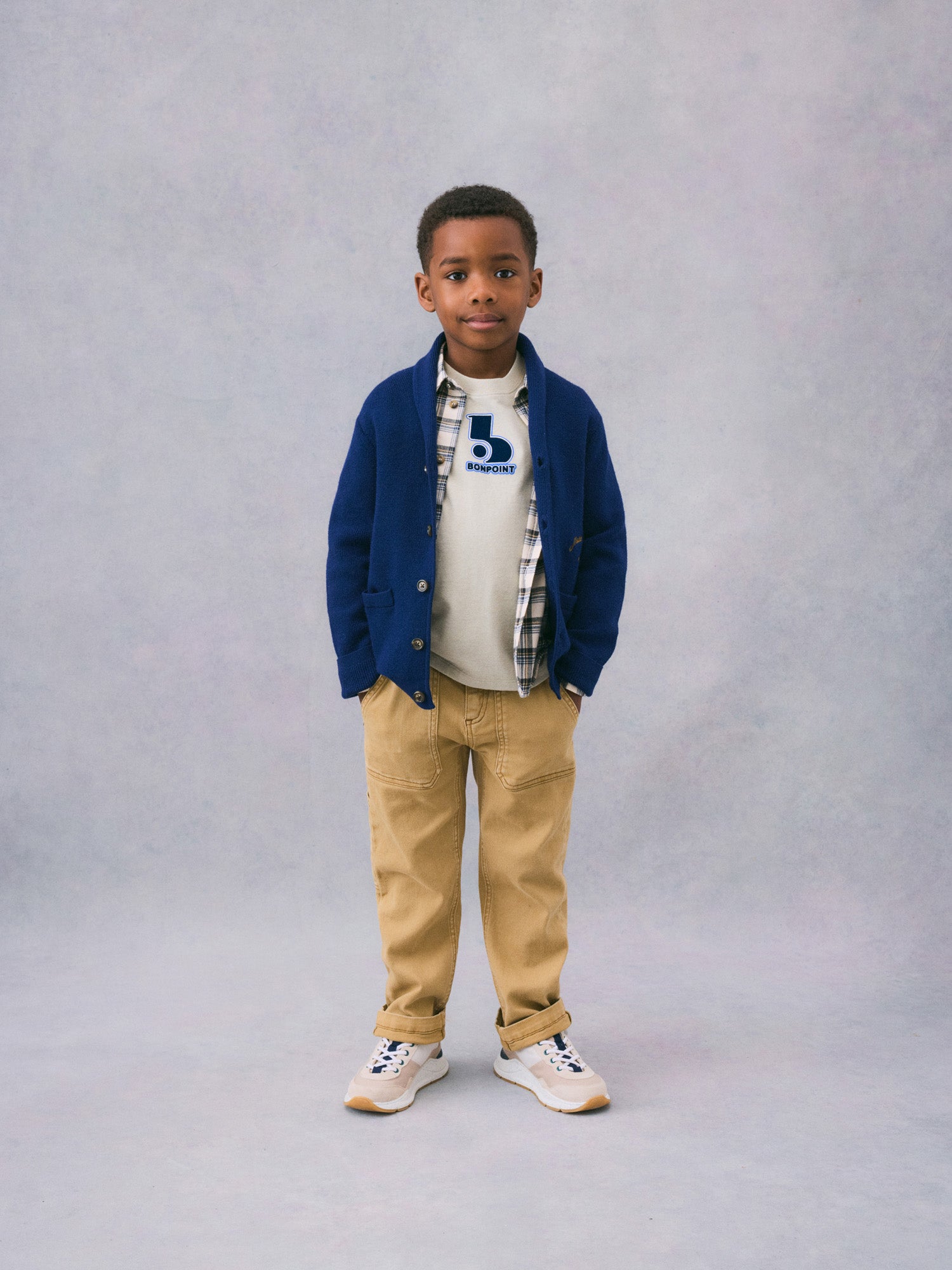 $204. Bonpoint* (8A Y) YOUTH Plaid BOY'S Casual PANTS, Five Pockets, hotsell NWTS