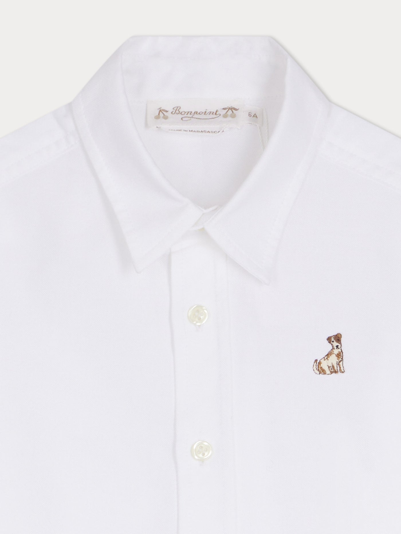 Tangui dog embroidery shirt