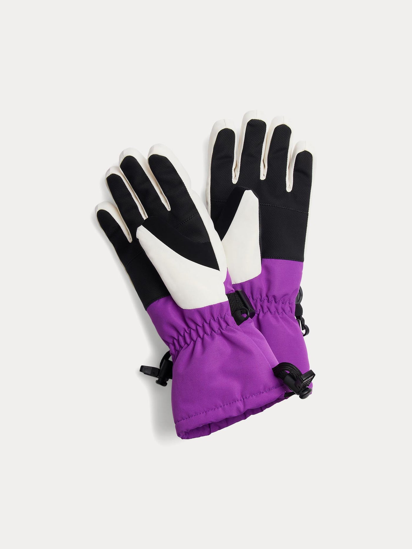 Didi purple ski gloves