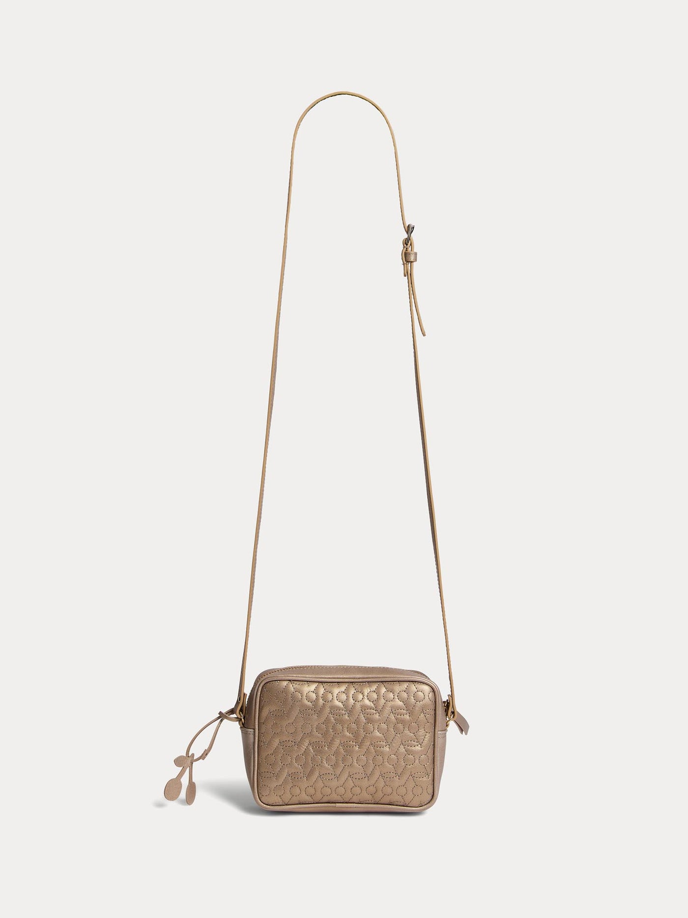 Alimos shoulder bag in gold leather