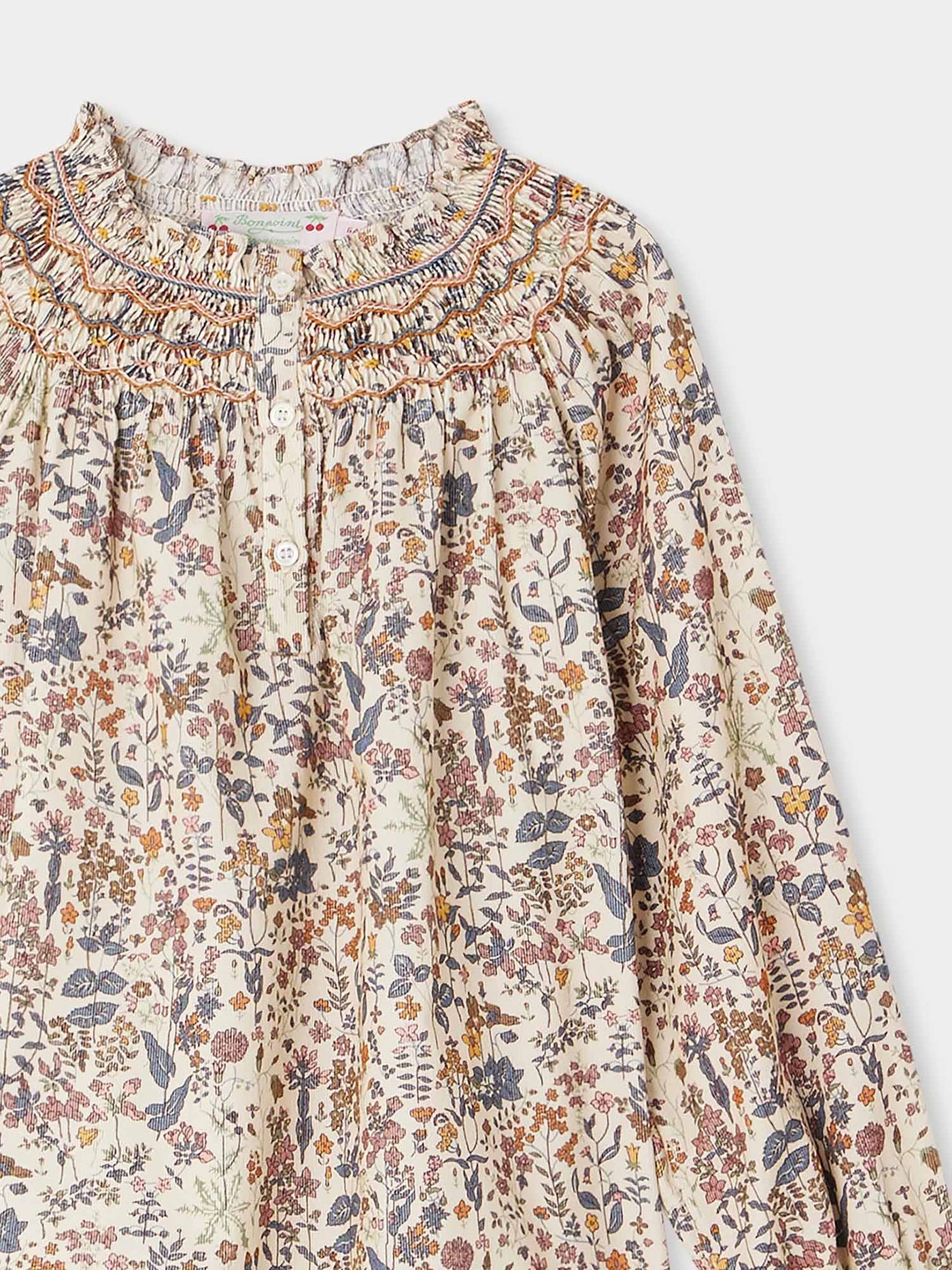 Pétale smocked Liberty fabric blouse