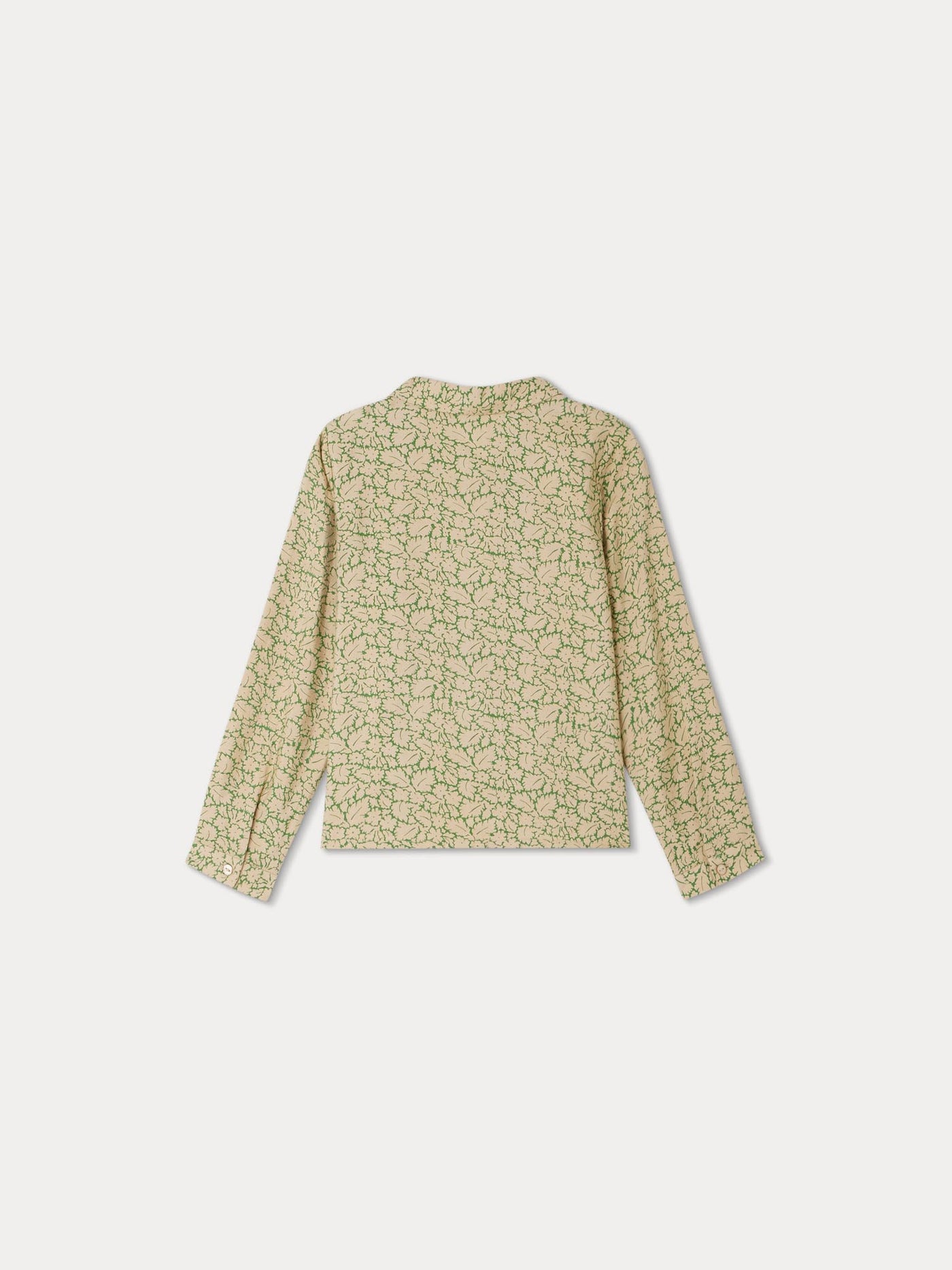 Glycine pleated collar blouse