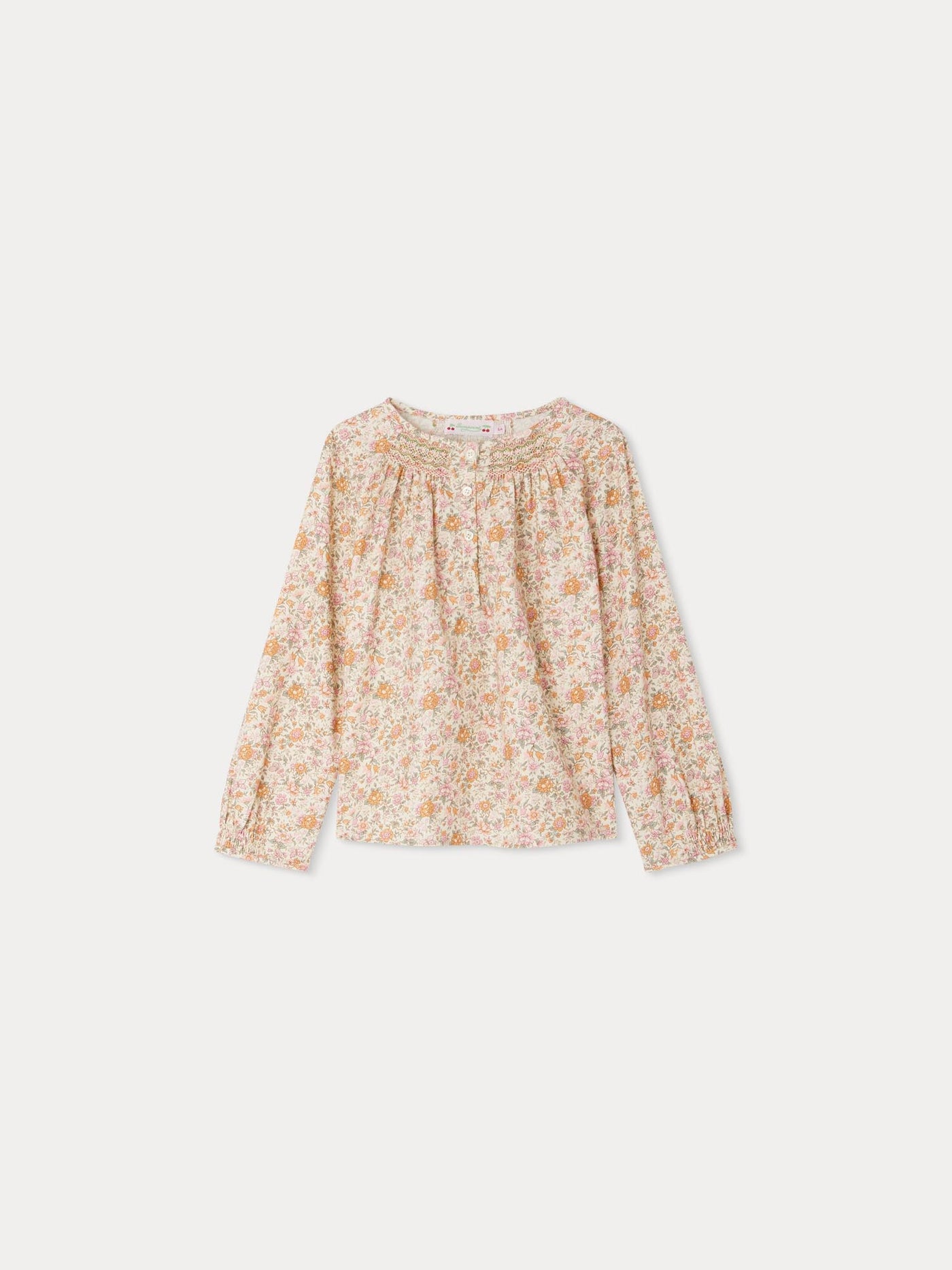 Biancarosa pink Liberty fabric blouse