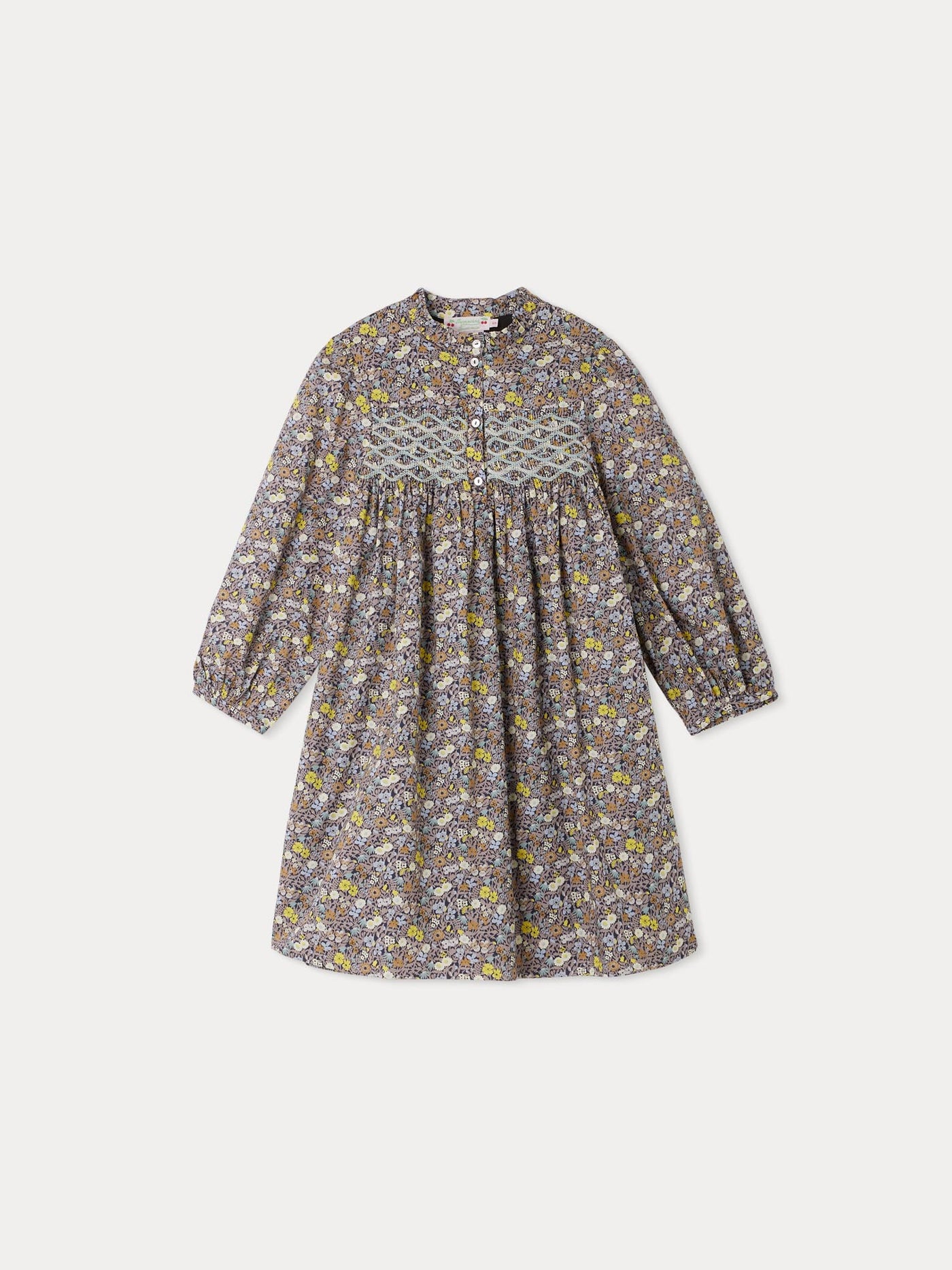 Tamsin smocked dress in Liberty fabric