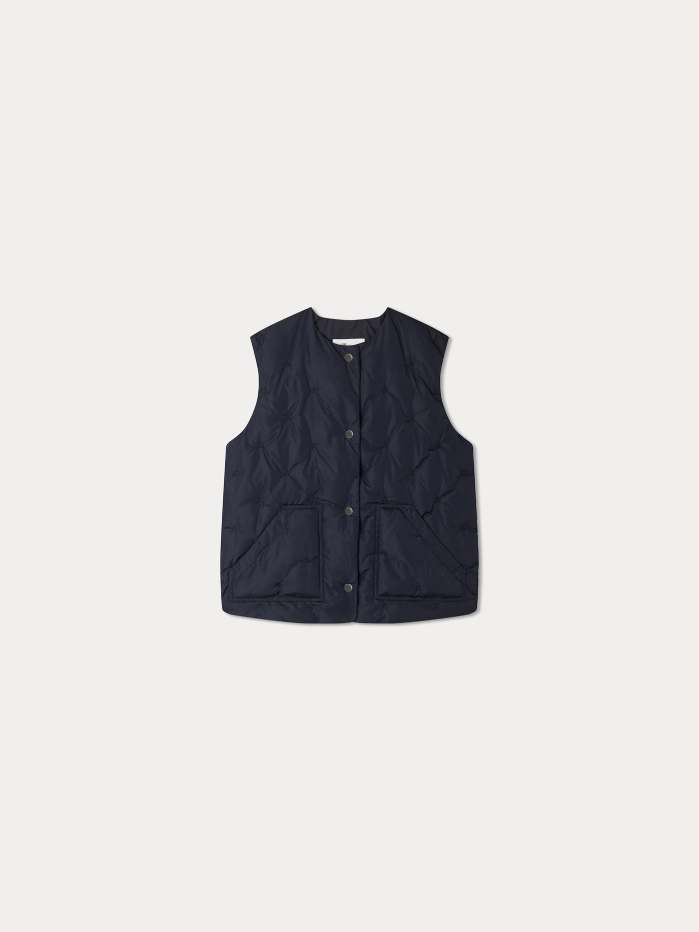 Daila sleeveless midnight blue jacket