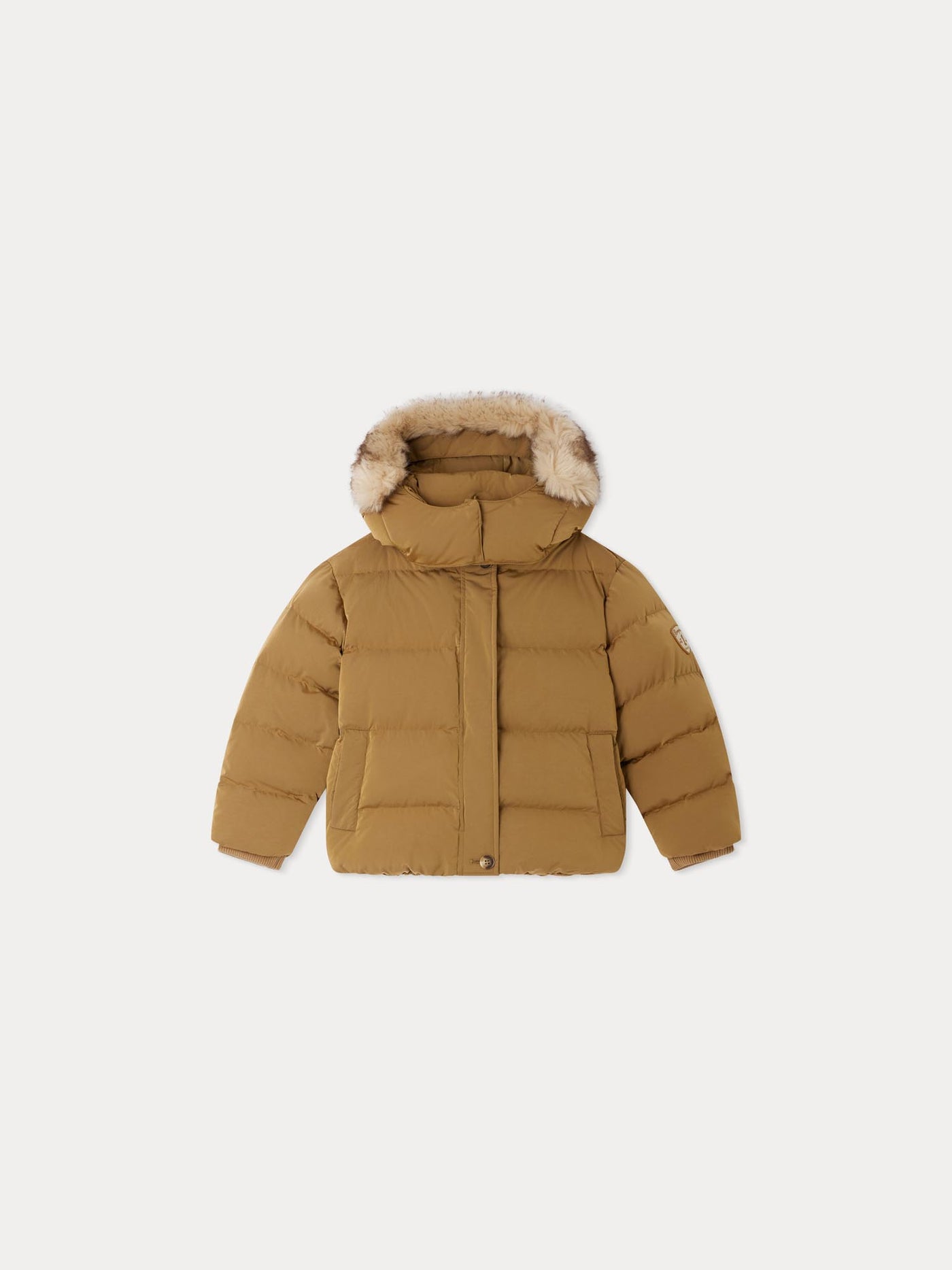 Goldie down jacket with removable hood