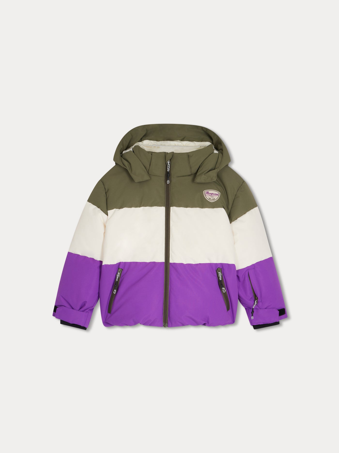 Deyna two-tone ski down jacket