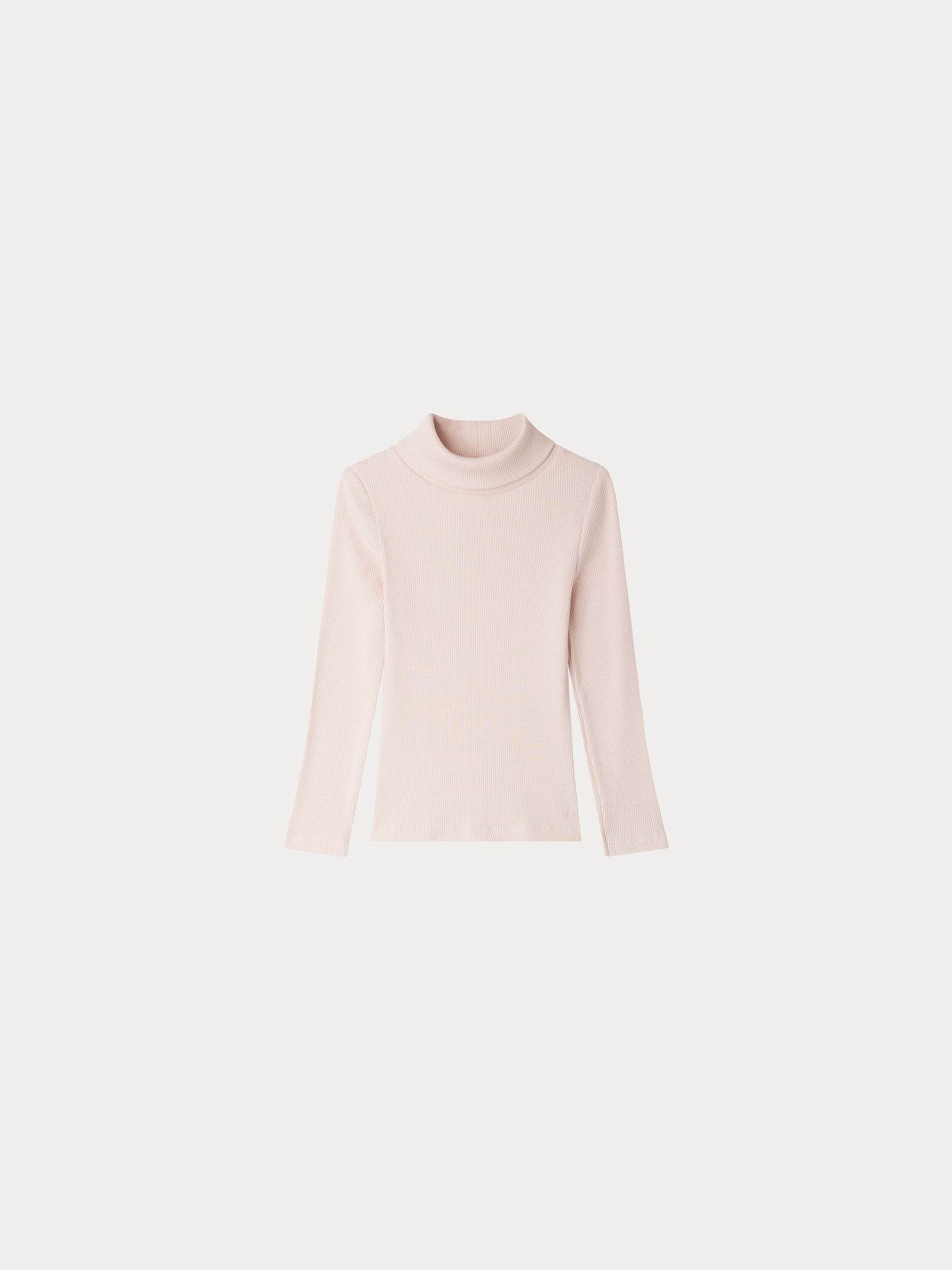 Light pink Tahiti turtleneck t-shirt