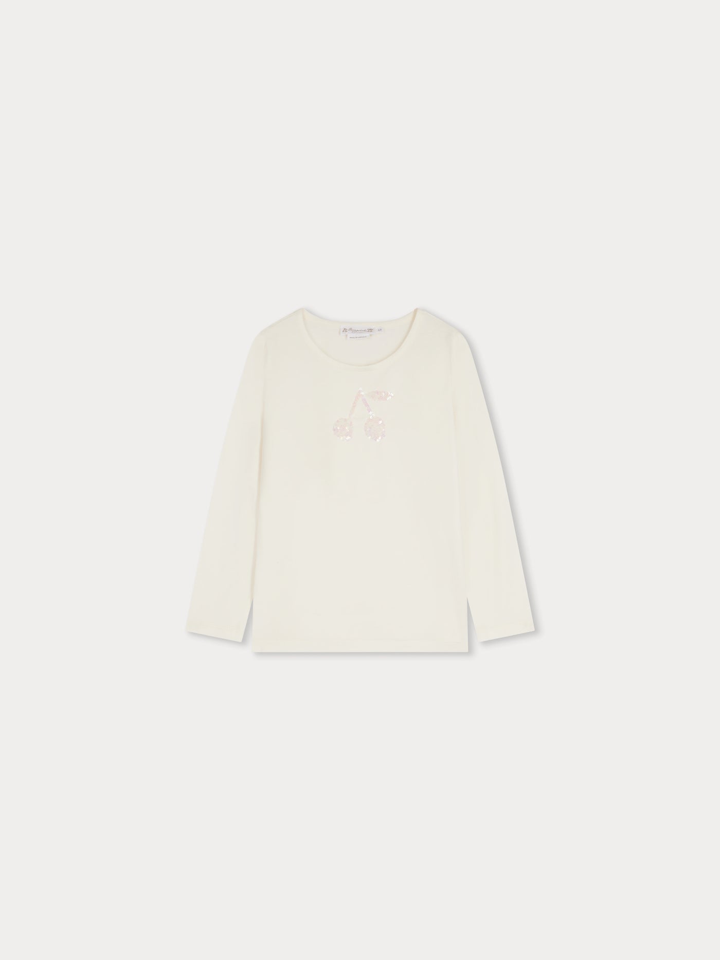 Gracieuse cherry sequin T-shirt