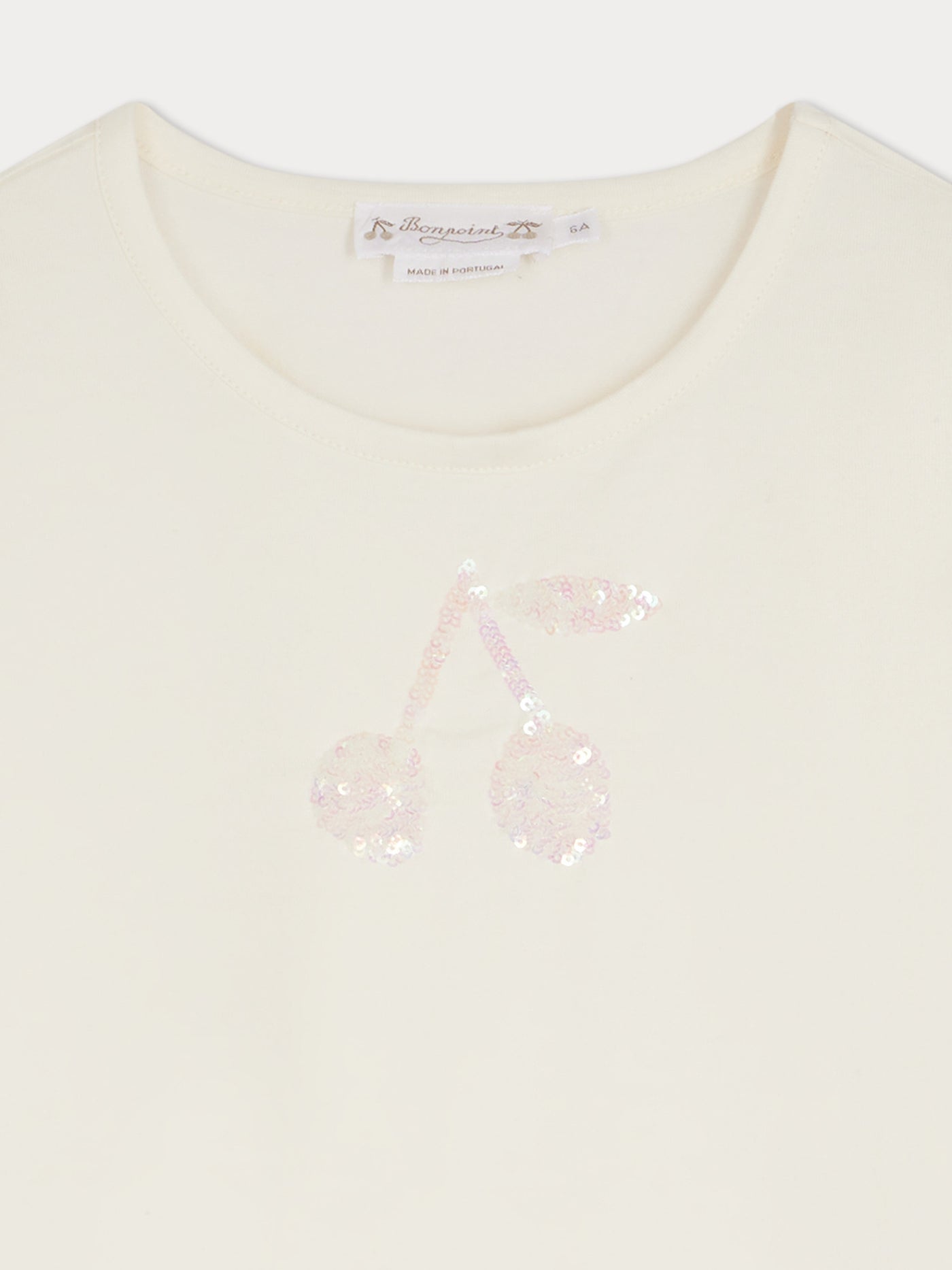 Gracieuse cherry sequin T-shirt