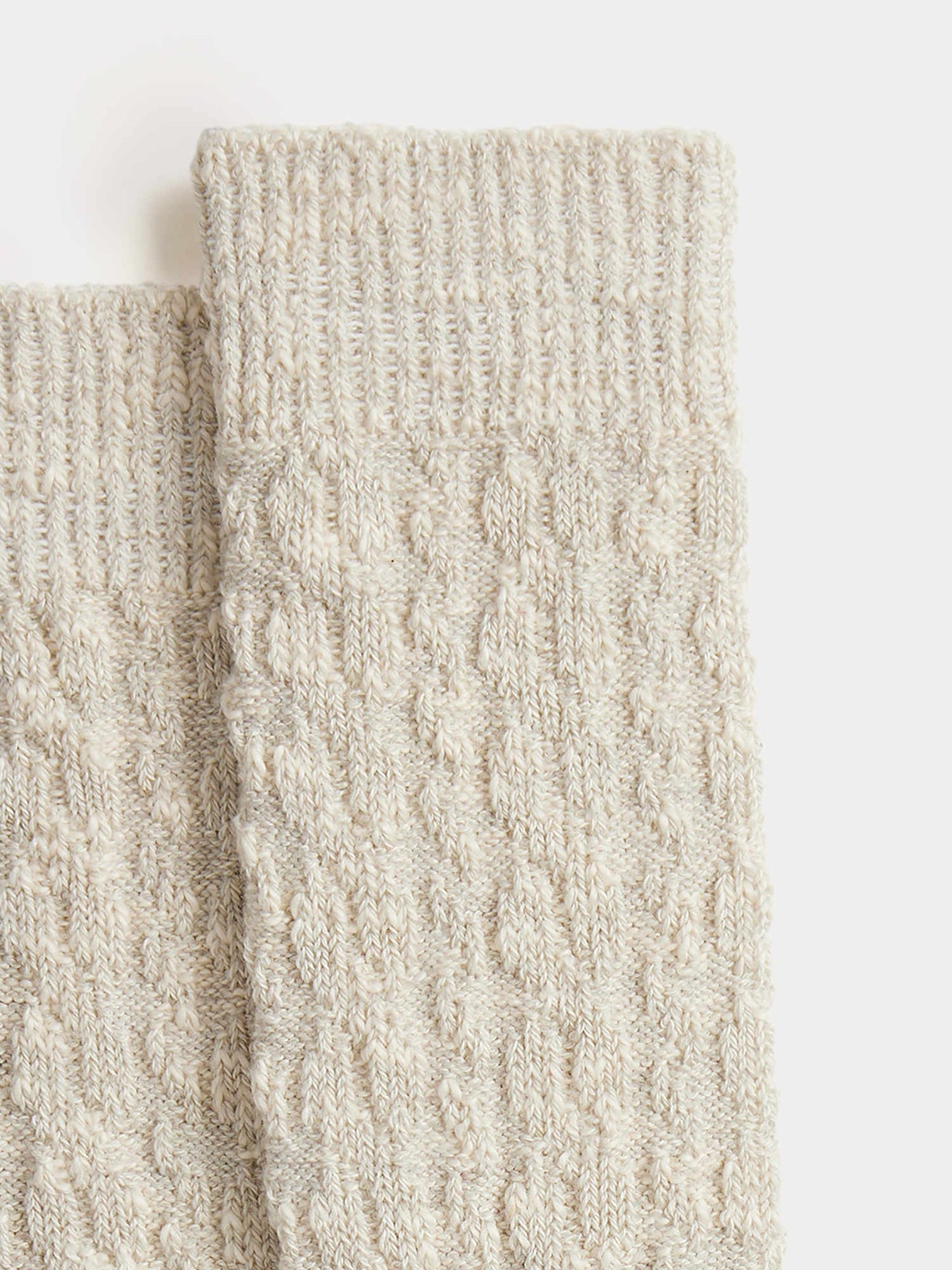 Gratiane knee-high cable knit socks