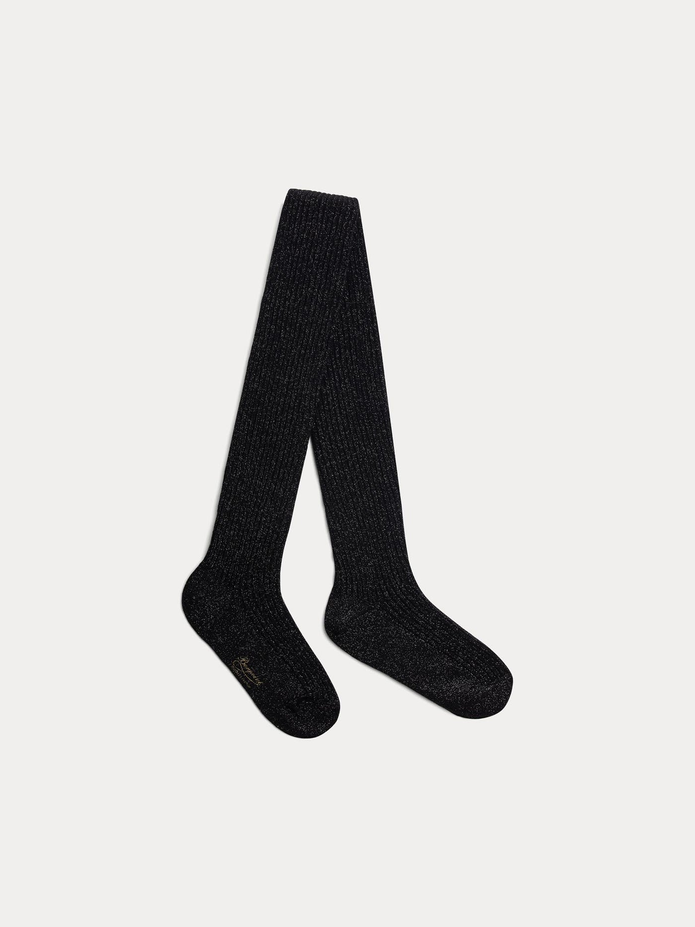 Thomini tights in black metallic thread and cotton