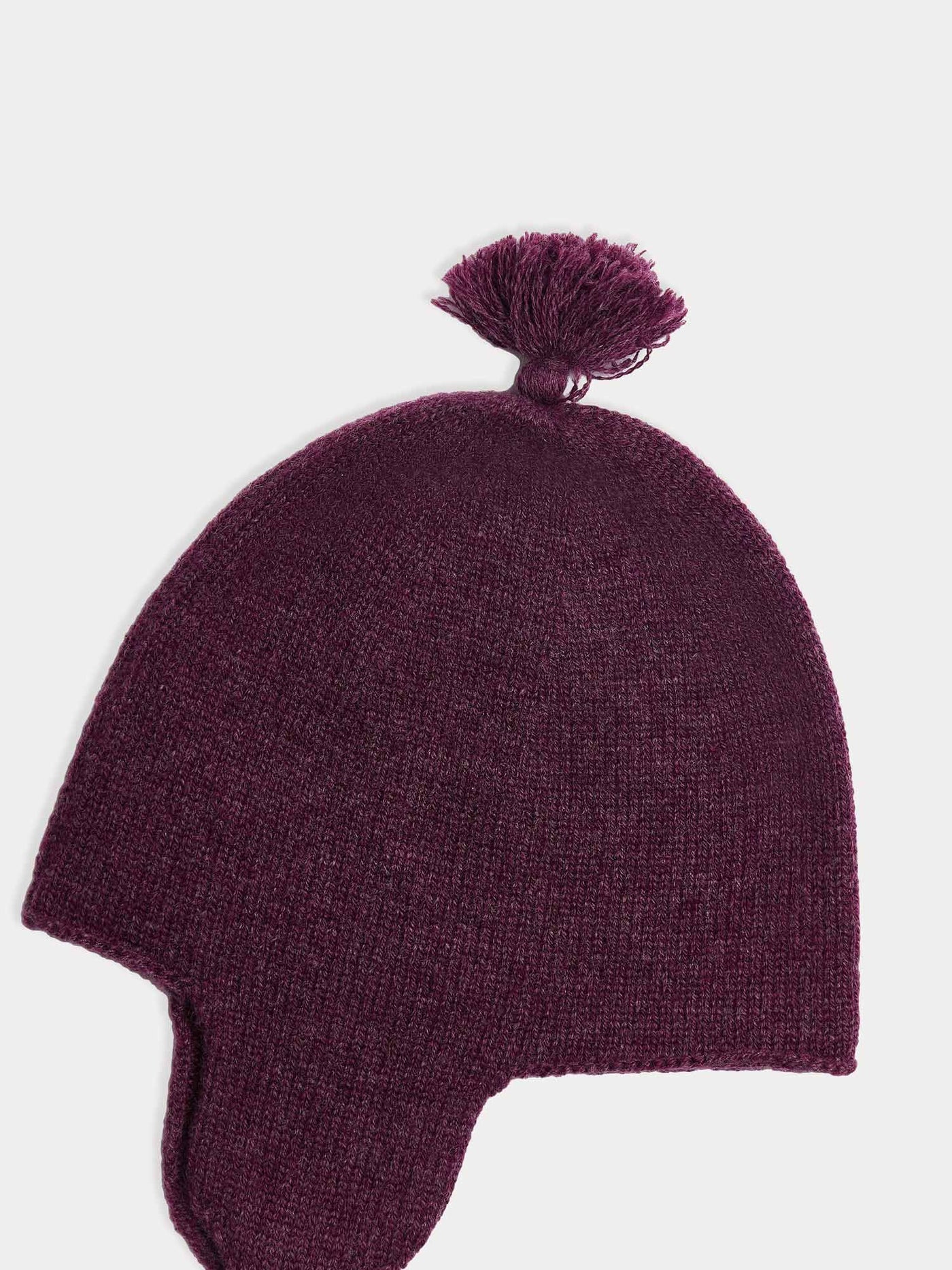 Tinna purple cashmere beanie