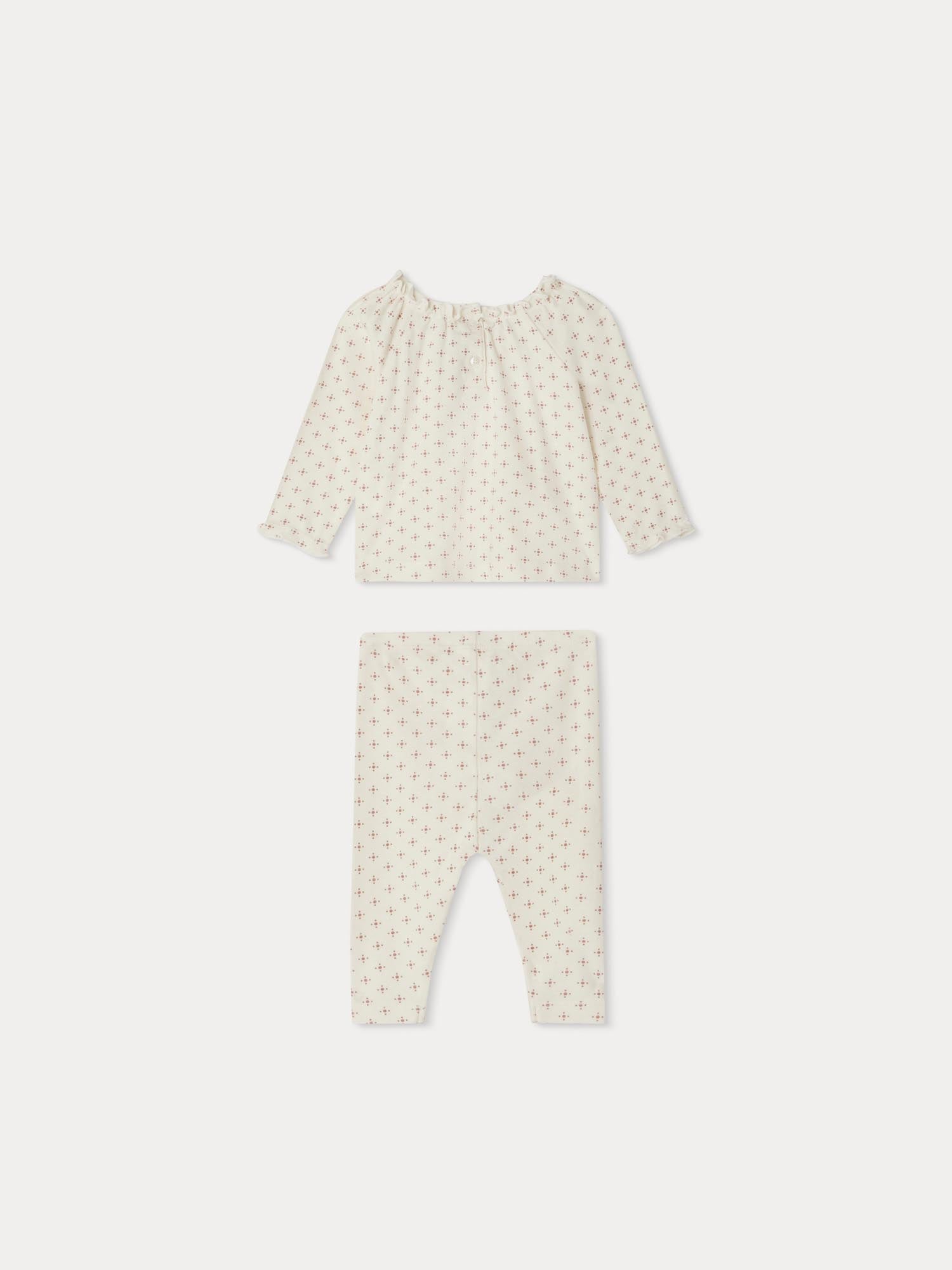 Bonpoint store 6 months eyelet matching set