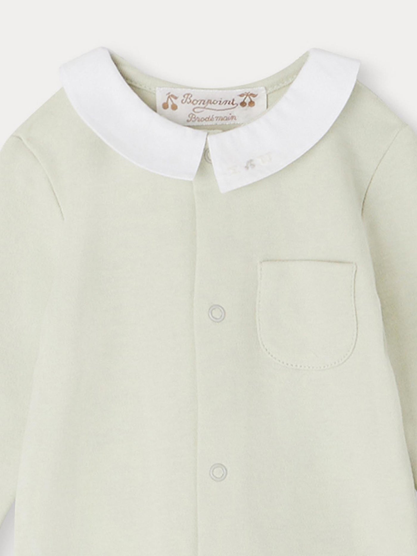 Anton embroidered collar pajamas