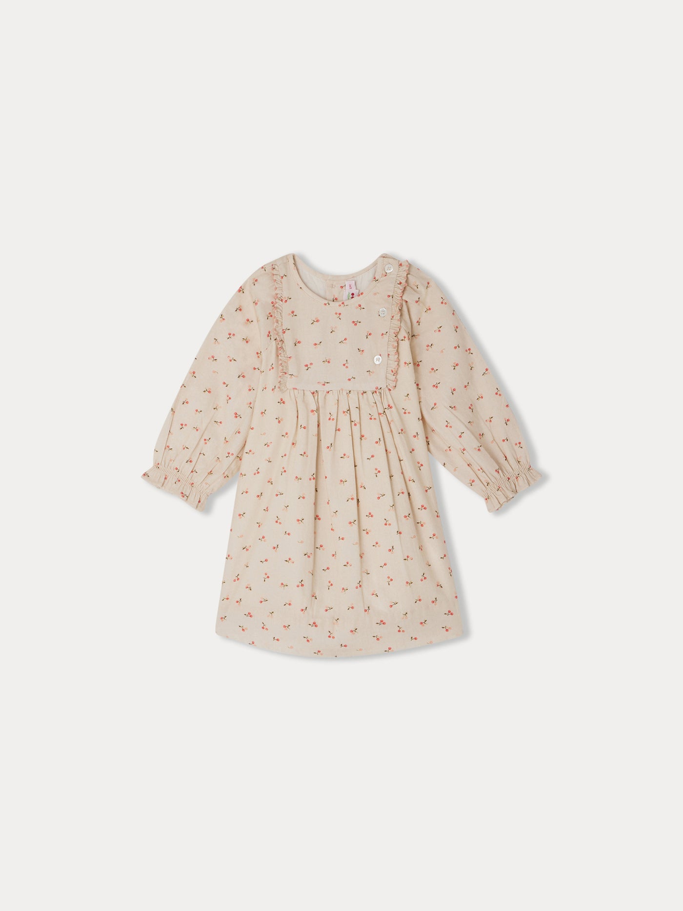 Taelia dress with pearly buttons