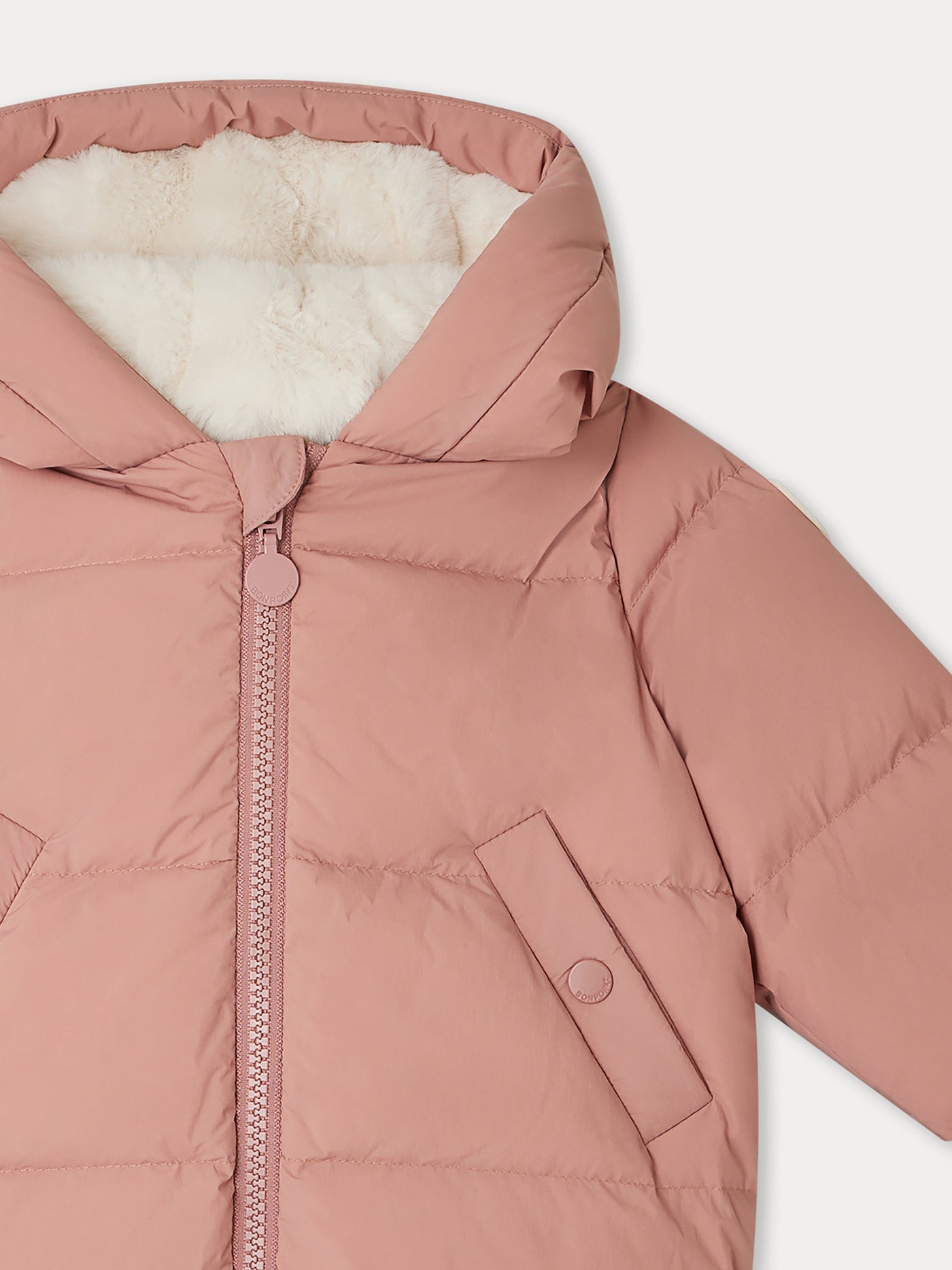 Bozen pink quilted jacket