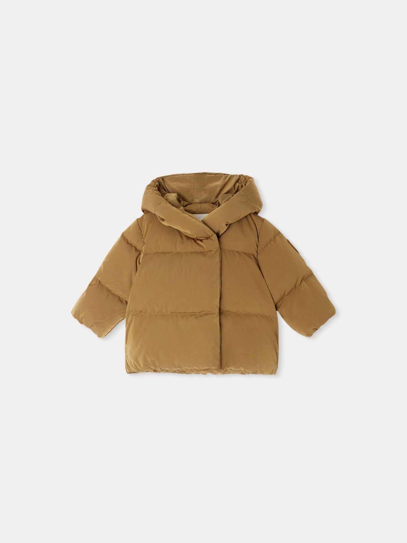 Brandy hooded down jacket