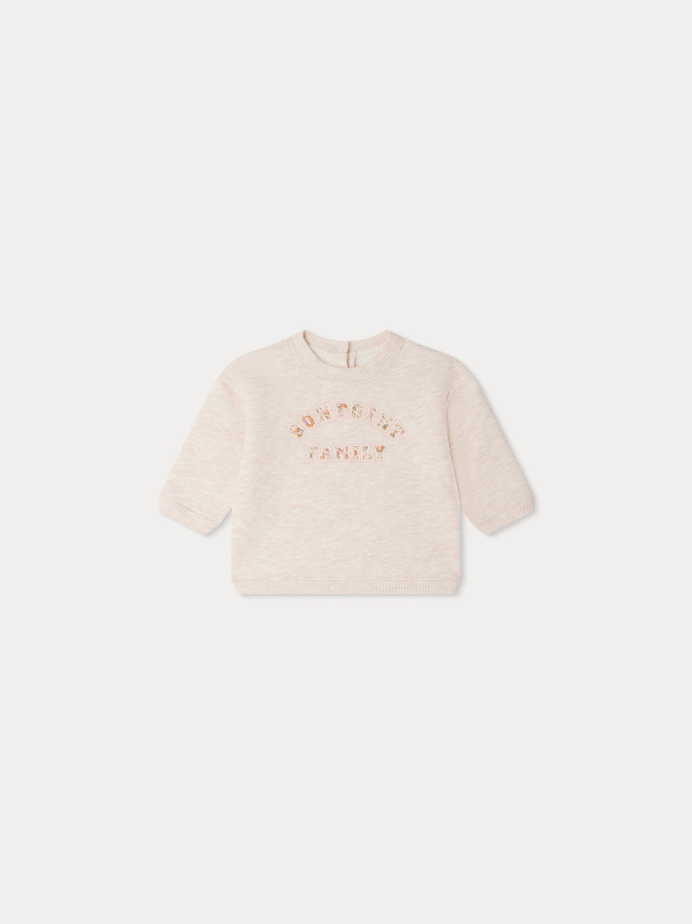 Dahlia sweatshirt with embroidered inscription