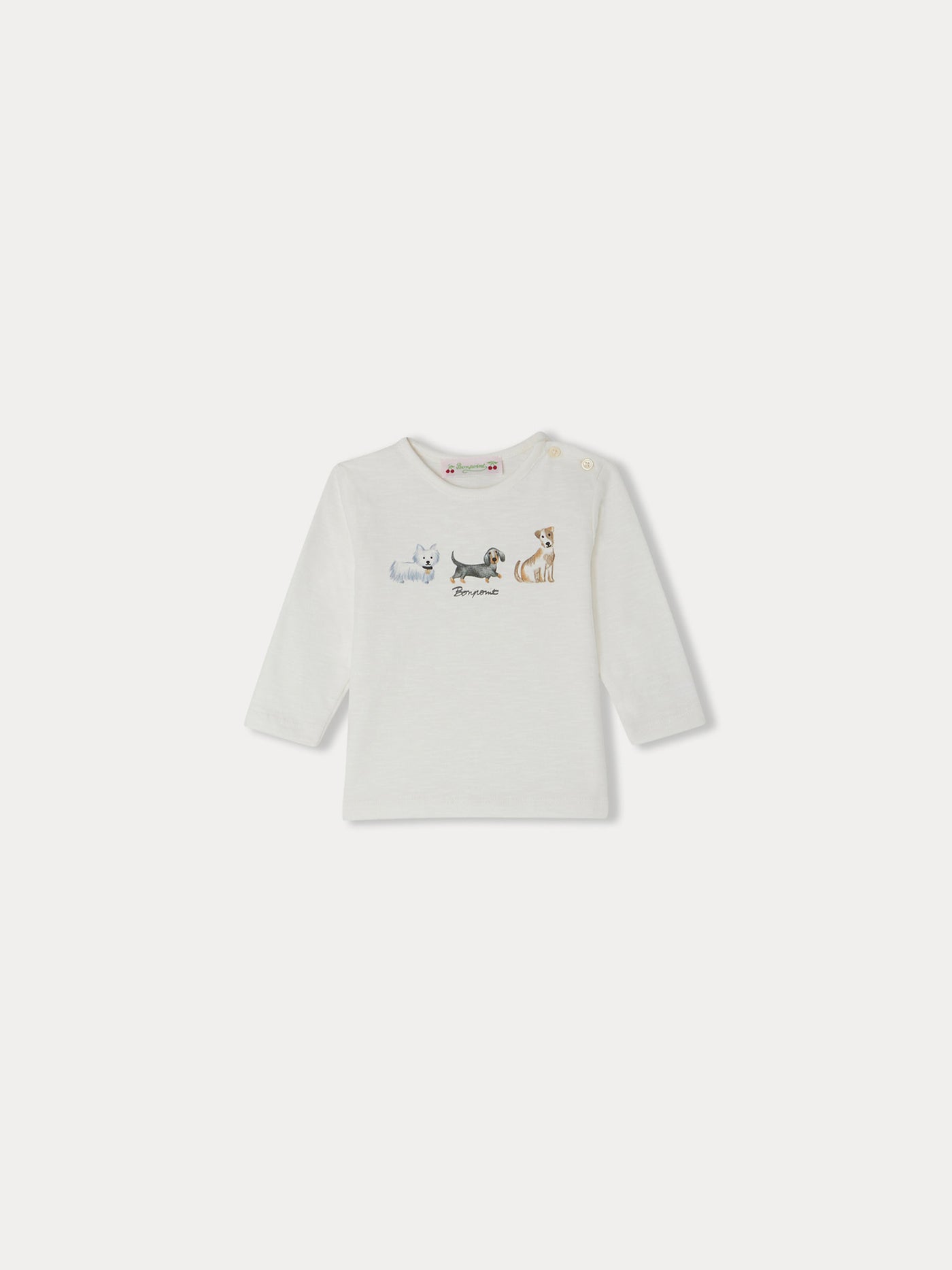 Tahsin babies' T-shirt with animal designs