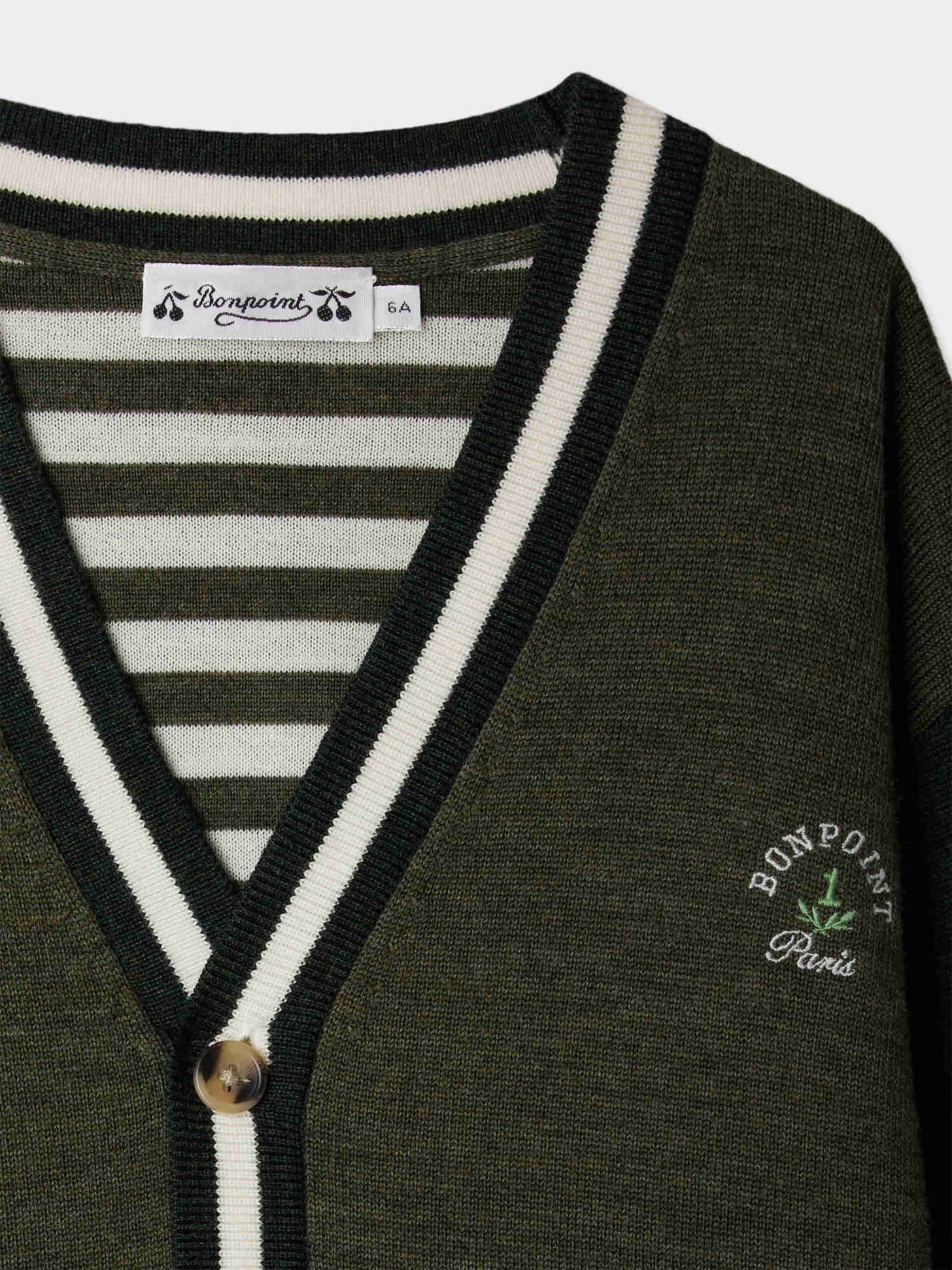 Julian V-neck wool cardigan