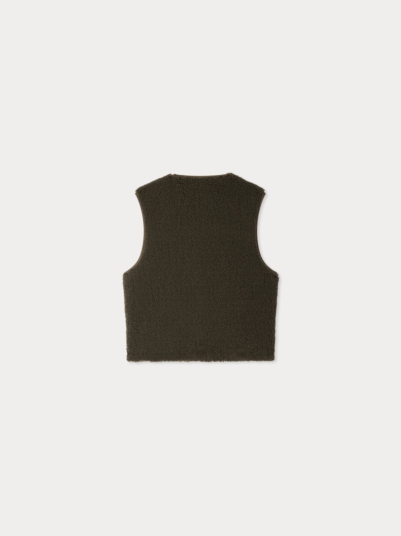Reversible sleeveless junior jacket