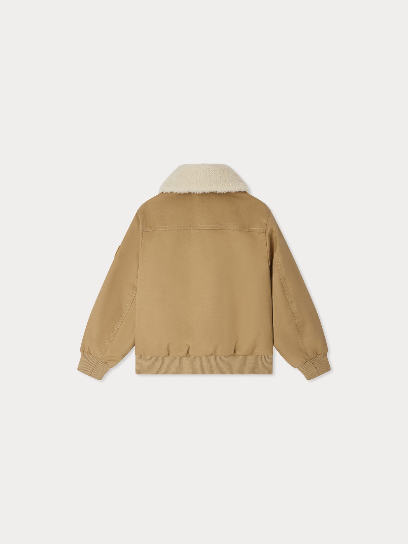 John quilted jacket with removable collar